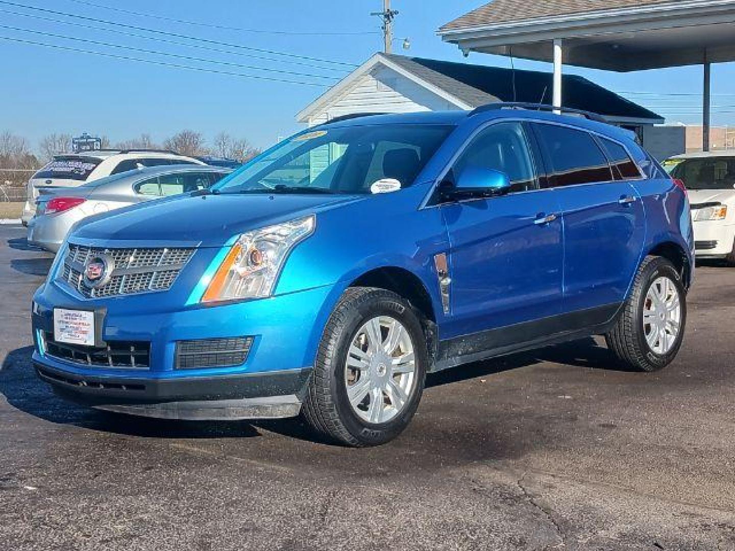 2010 Caribbean Blue Cadillac SRX Base (3GYFNGEY1AS) with an 3.0L V6 DOHC 24V engine, 6-Speed Automatic transmission, located at 1230 East Main St, Xenia, OH, 45385, (937) 908-9800, 39.688026, -83.910172 - Photo#2