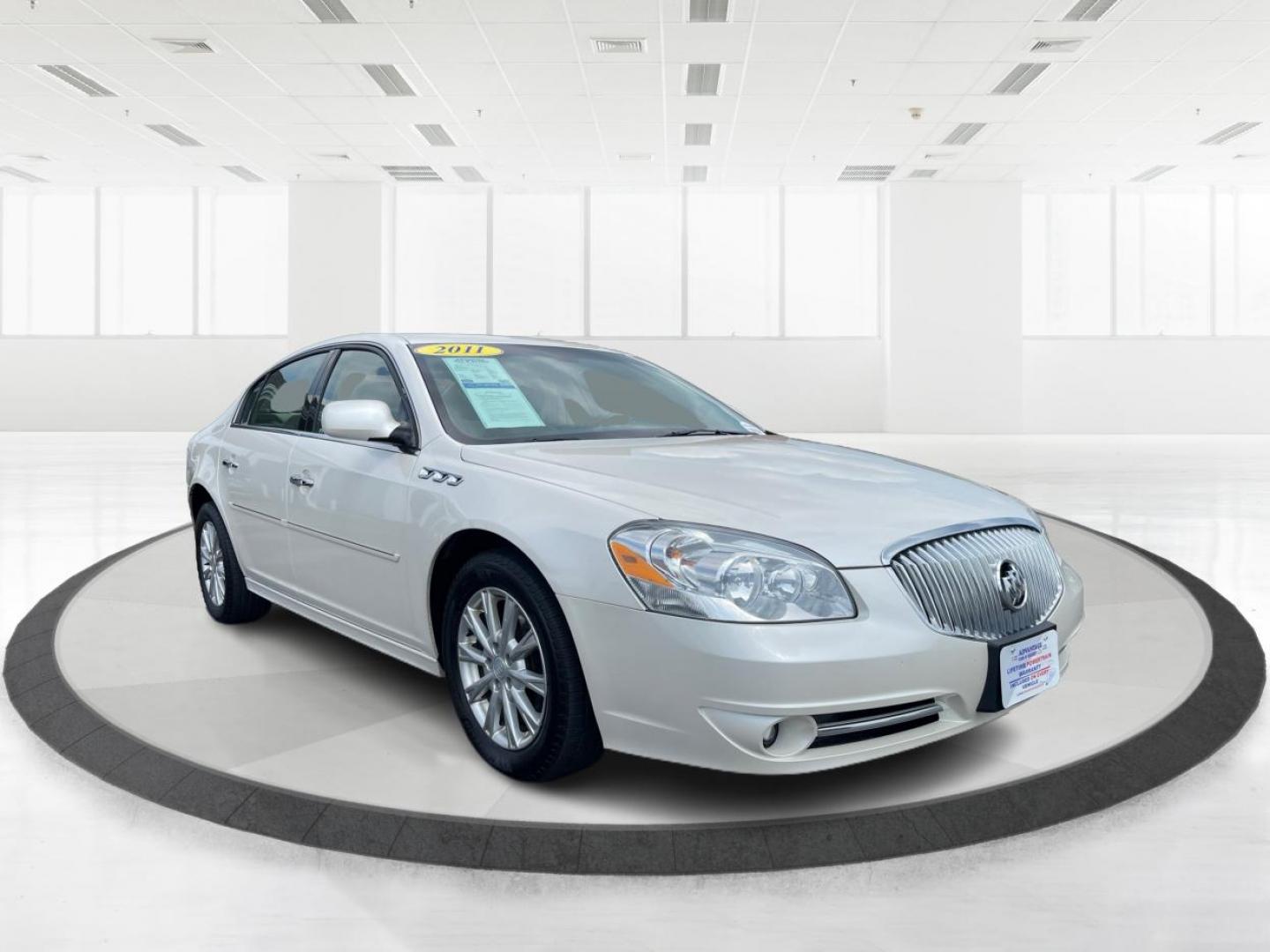 2011 White Diamond Buick Lucerne CXL (1G4HC5EM1BU) with an 3.9L V6 OHV 12V engine, 4-Speed Automatic transmission, located at 4508 South Dixie Dr, Moraine, OH, 45439, (937) 908-9800, 39.689976, -84.218452 - Photo#0