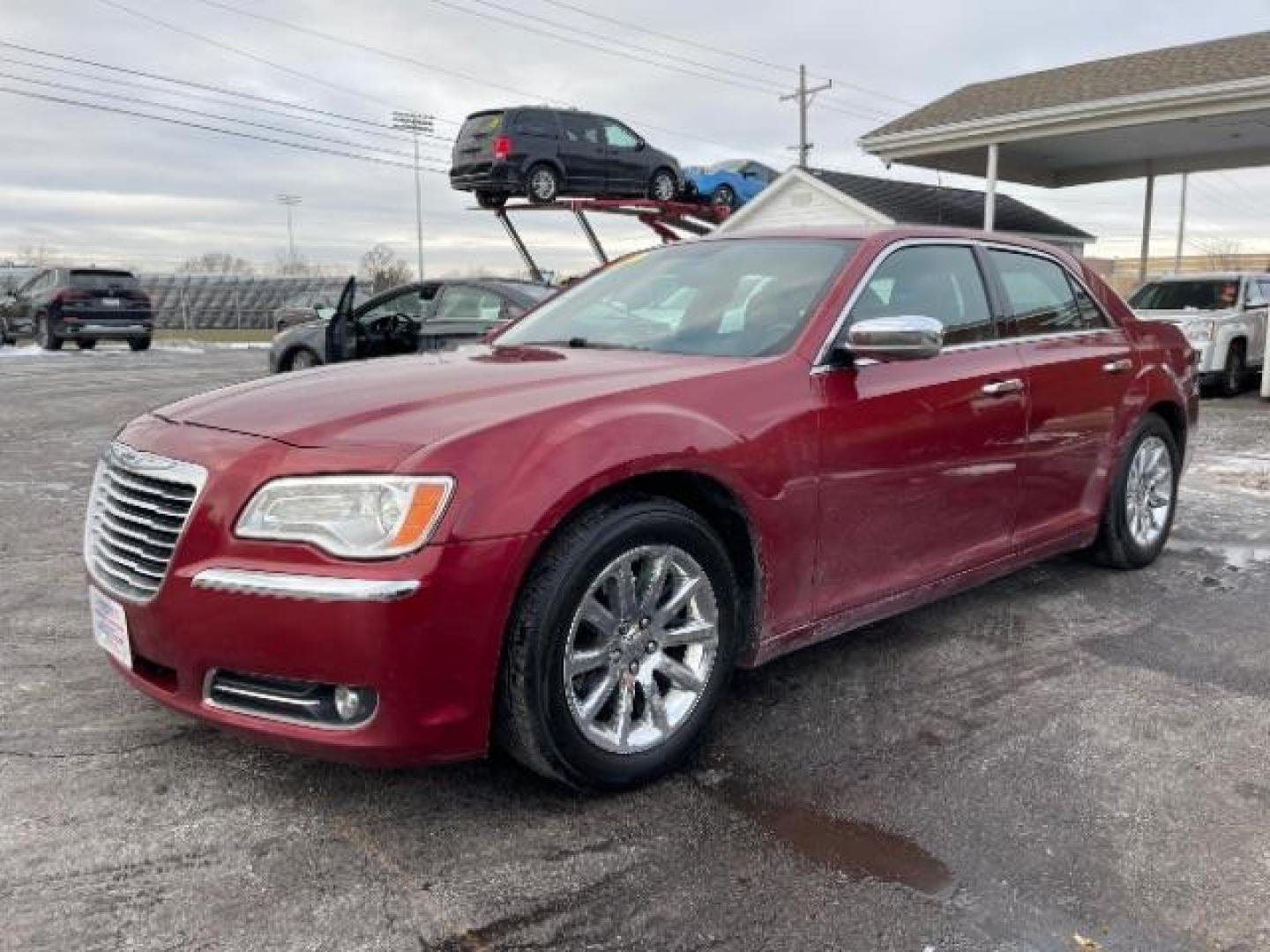 2011 Deep Cherry Red Crystal Pearl Chrysler 300 Limited RWD (2C3CA5CG5BH) with an 3.6L V6 SOHC 24V engine, 5-Speed Automatic transmission, located at 1230 East Main St, Xenia, OH, 45385, (937) 908-9800, 39.688026, -83.910172 - Photo#1