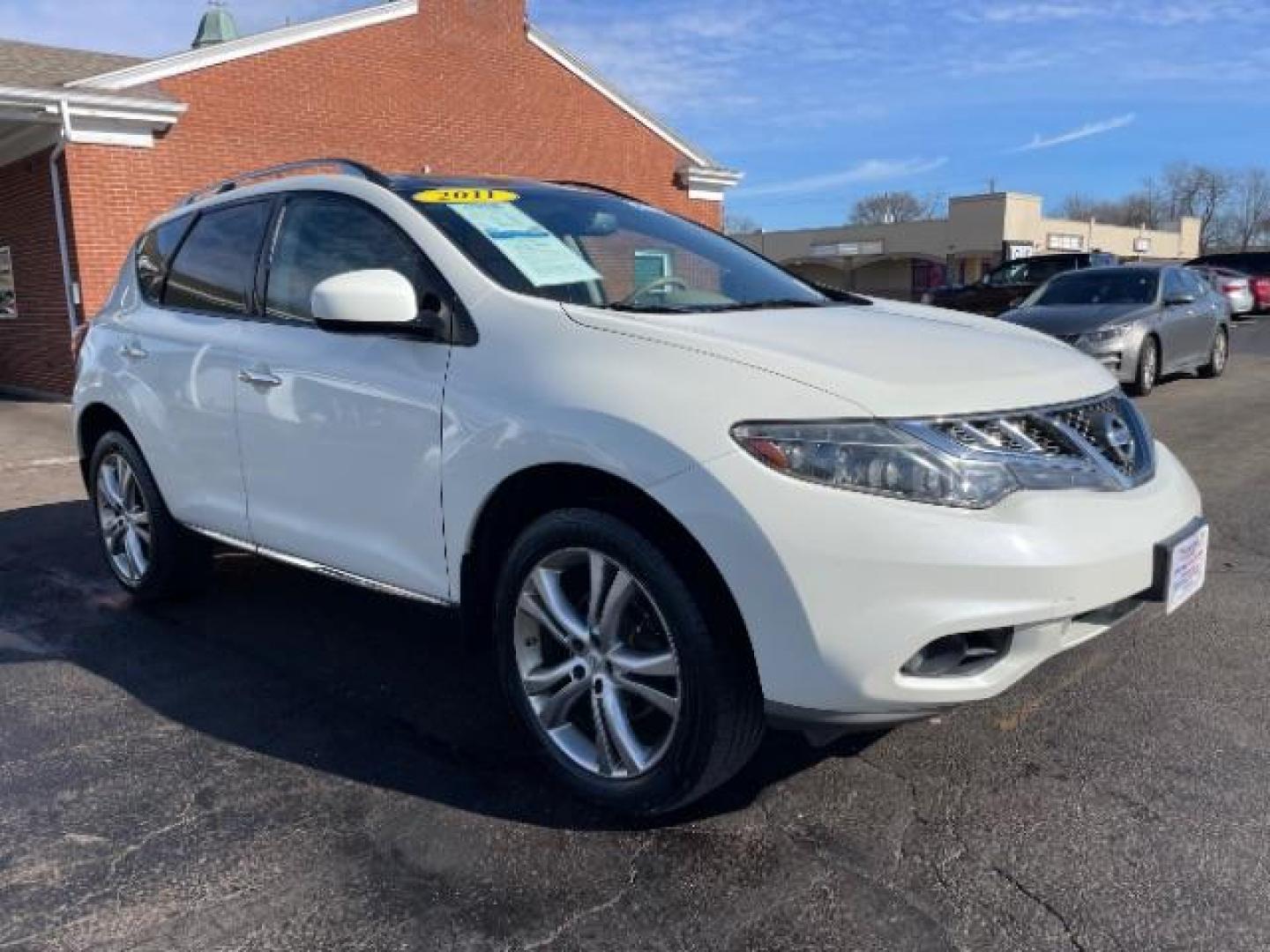 2011 Glacier Pearl Nissan Murano LE AWD (JN8AZ1MW8BW) with an 3.5L V6 DOHC 24V engine, Continuously Variable Transmission transmission, located at 401 Woodman Dr, Riverside, OH, 45431, (937) 908-9800, 39.760899, -84.123421 - Photo#0