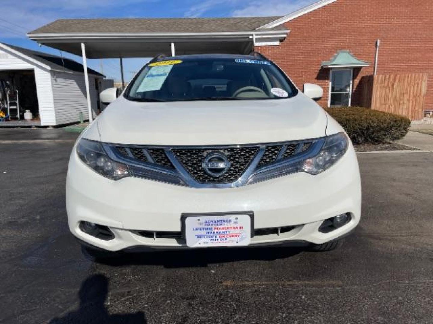 2011 Glacier Pearl Nissan Murano LE AWD (JN8AZ1MW8BW) with an 3.5L V6 DOHC 24V engine, Continuously Variable Transmission transmission, located at 401 Woodman Dr, Riverside, OH, 45431, (937) 908-9800, 39.760899, -84.123421 - Photo#2