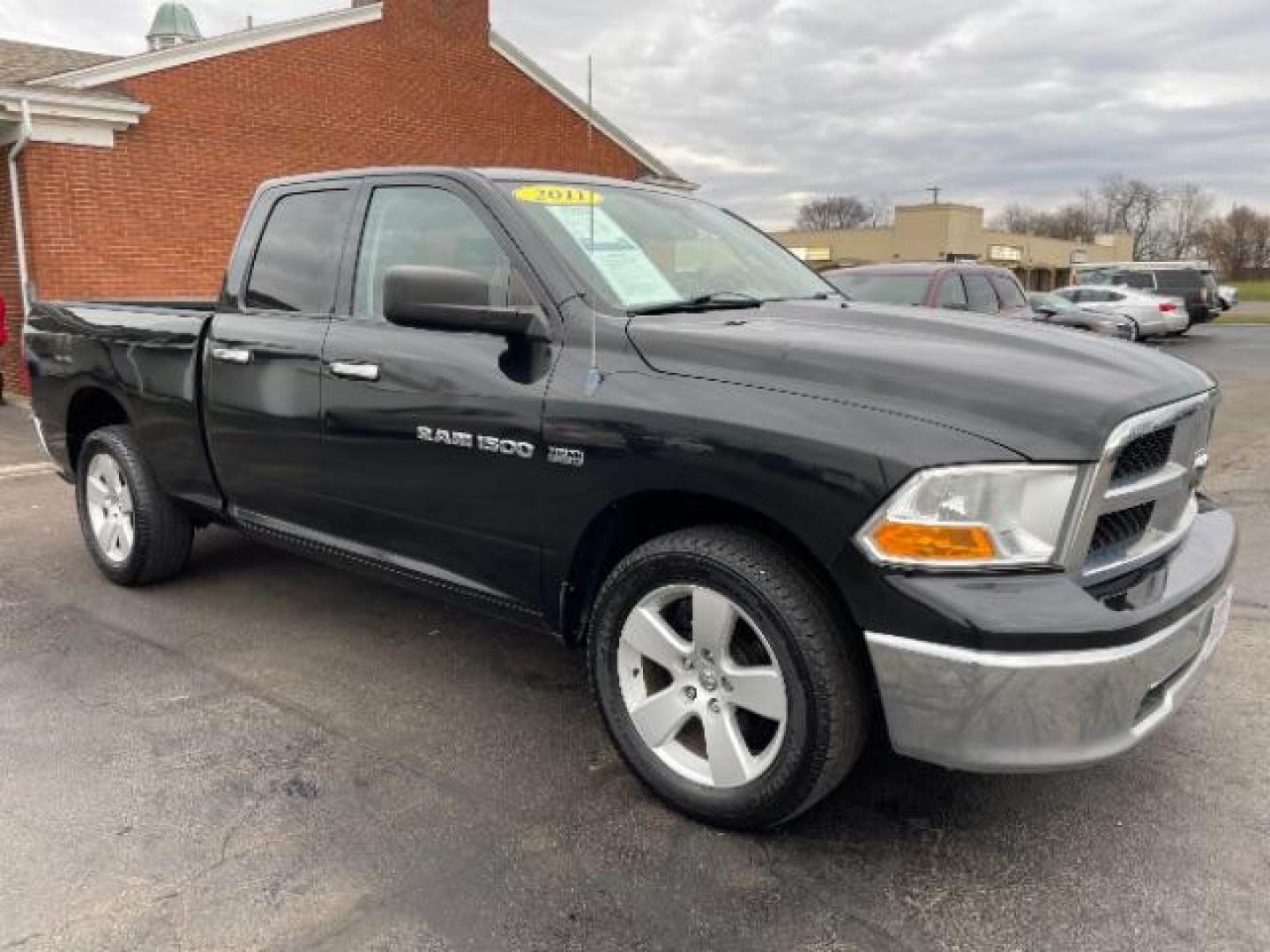 2011 Brilliant Black Crystal Pearl RAM 1500 ST Quad Cab 4WD (1D7RV1GT0BS) with an 5.7L V8 OHV 16V engine, 5-Speed Automatic transmission, located at 1230 East Main St, Xenia, OH, 45385, (937) 908-9800, 39.688026, -83.910172 - Photo#0