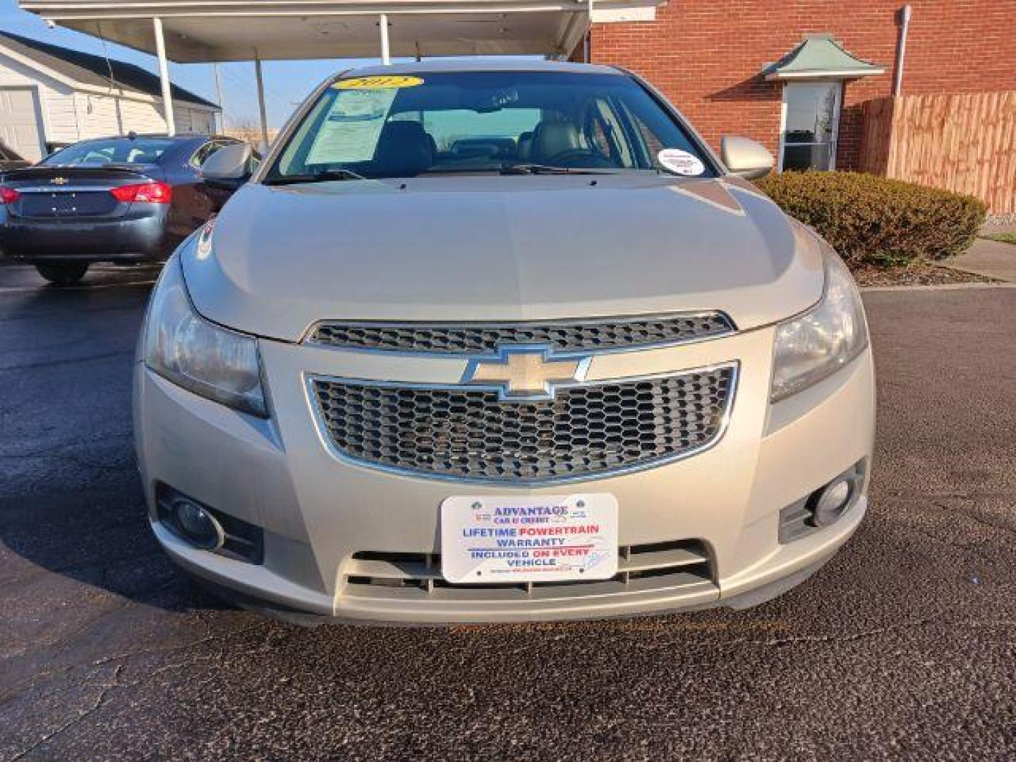 2012 Gold Mist Metallic Chevrolet Cruze LTZ (1G1PH5SC3C7) with an 1.4L L4 DOHC 16V TURBO engine, 6-Speed Automatic transmission, located at 4508 South Dixie Dr, Moraine, OH, 45439, (937) 908-9800, 39.689976, -84.218452 - Photo#1