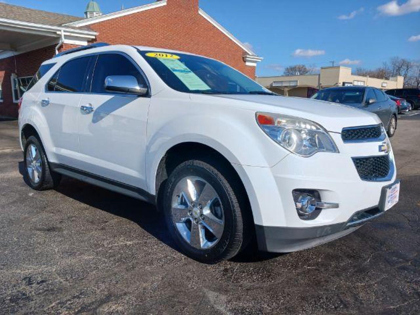 2012 Summit White Chevrolet Equinox LTZ 2WD (2GNALFEK9C6) with an 2.4L L4 DOHC 16V engine, 6-Speed Automatic transmission, located at 401 Woodman Dr, Riverside, OH, 45431, (937) 908-9800, 39.760899, -84.123421 - Photo#0