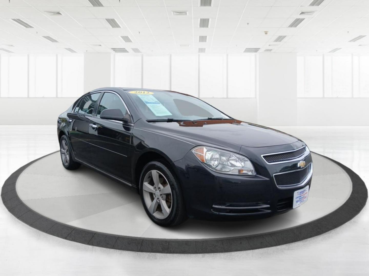 2012 Black Granite Metallic Chevrolet Malibu 1LT (1G1ZC5E04CF) with an 2.4L L4 DOHC 16V engine, 6-Speed Automatic transmission, located at 880 E. National Road, Vandalia, OH, 45377, (937) 908-9800, 39.891918, -84.183594 - Photo#0