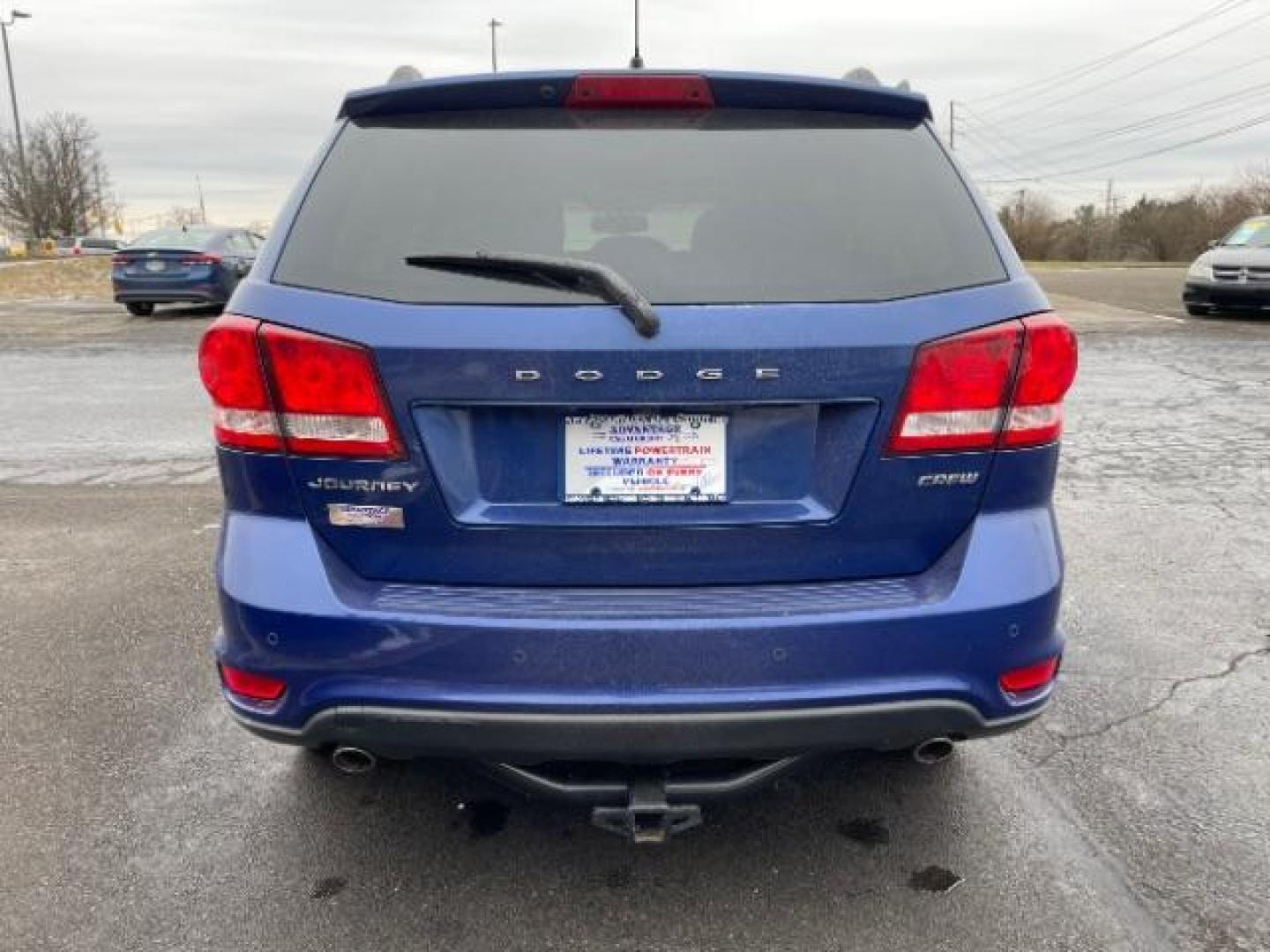 2012 Blue Pearl Coat Dodge Journey Crew (3C4PDCDG0CT) with an 3.6L V6 DOHC 24V engine, 6-Speed Automatic transmission, located at 1099 N County Rd 25A , Troy, OH, 45373, (937) 908-9800, 40.057079, -84.212883 - Photo#3