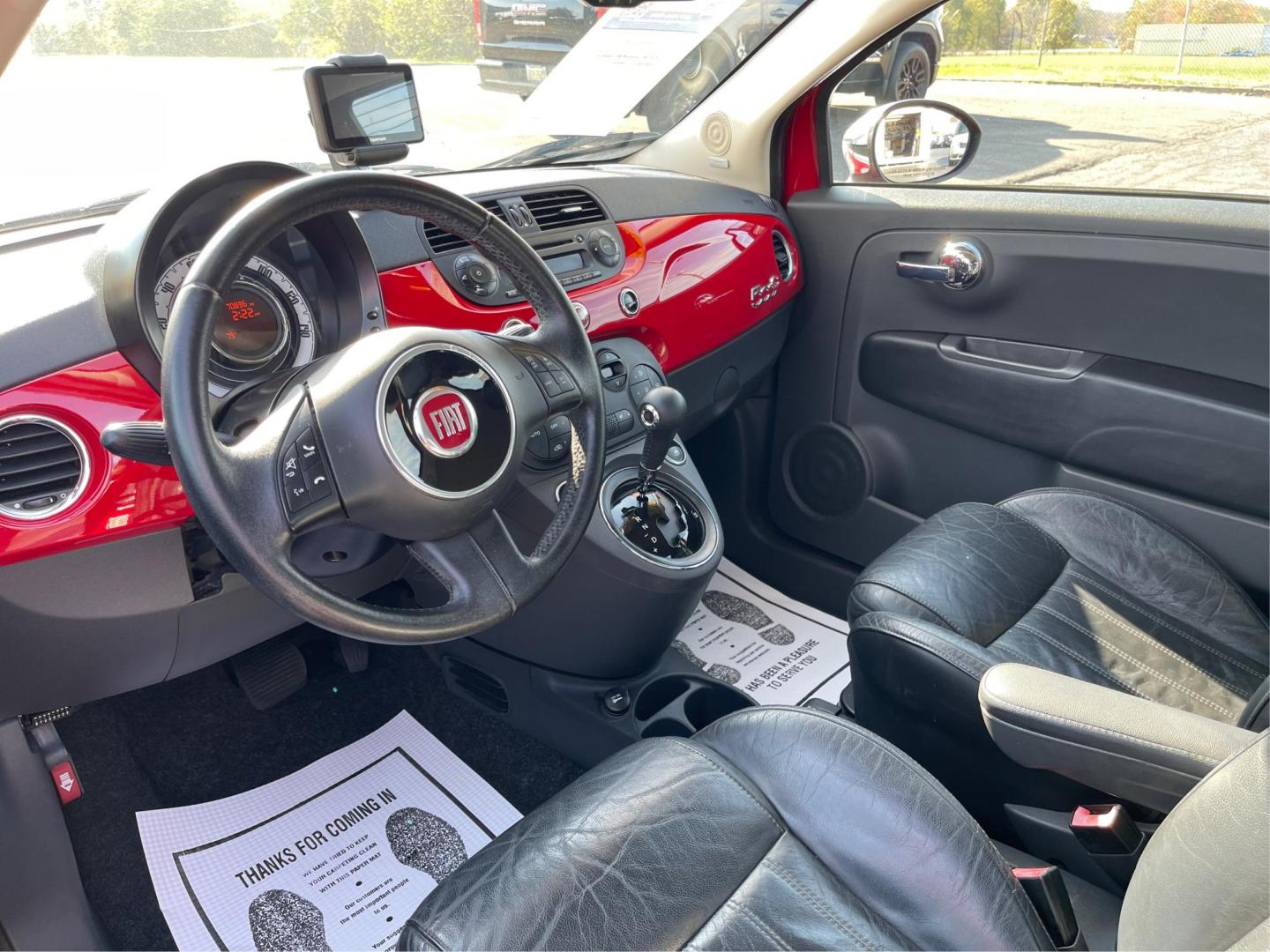 2012 Rosso Brillante Fiat 500 C Lounge (3C3CFFER5CT) with an 1.4L L4 engine, 6-Speed Automatic transmission, located at 1951 S Dayton Lakeview Rd., New Carlisle, OH, 45344, (937) 908-9800, 39.890999, -84.050255 - Photo#8