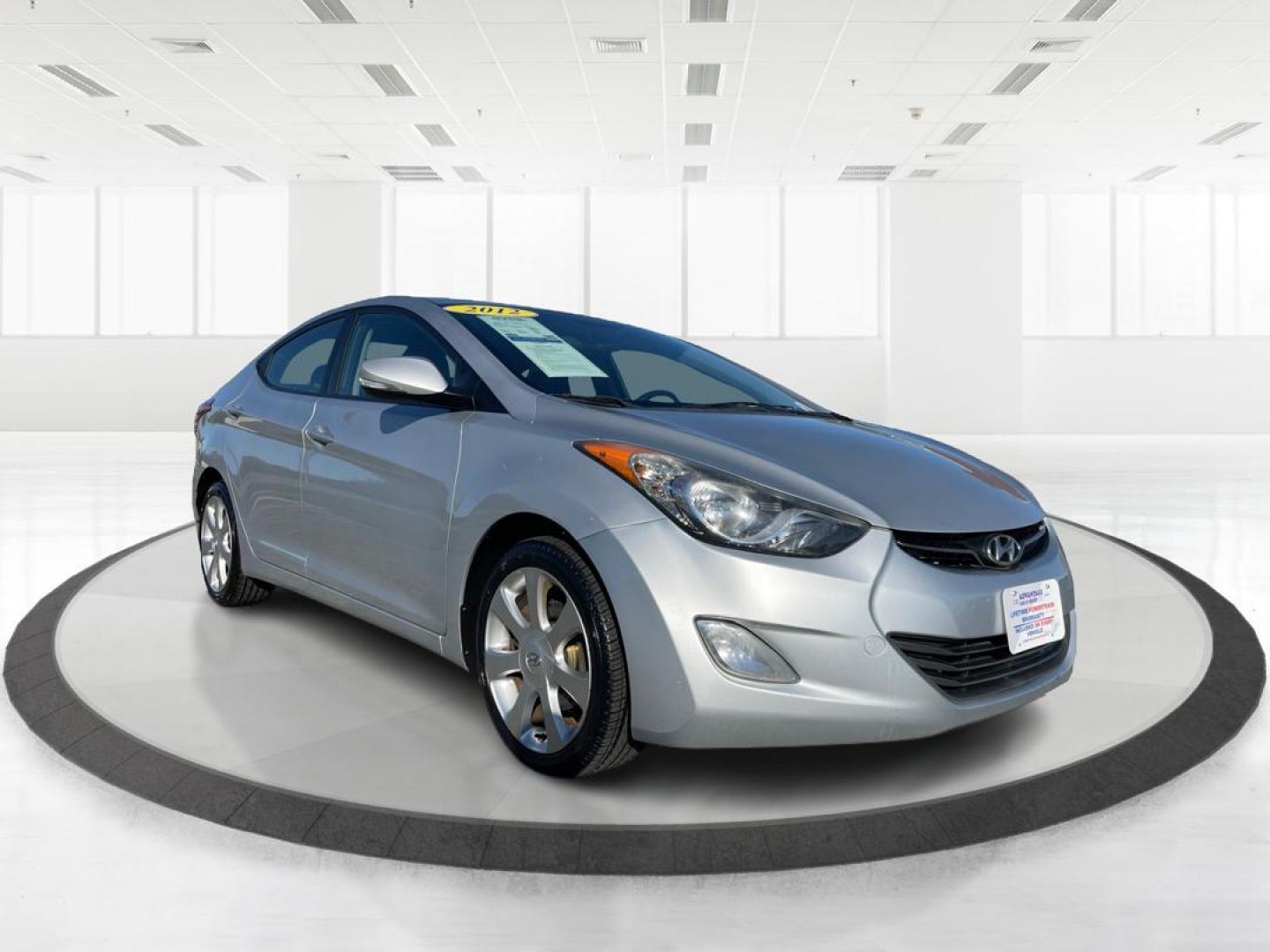 2012 Radiant Silver Metallic Hyundai Elantra Limited (5NPDH4AEXCH) with an 1.8L L4 DOHC 16V engine, 6-Speed Automatic transmission, located at 401 Woodman Dr, Riverside, OH, 45431, (937) 908-9800, 39.760899, -84.123421 - Photo#0