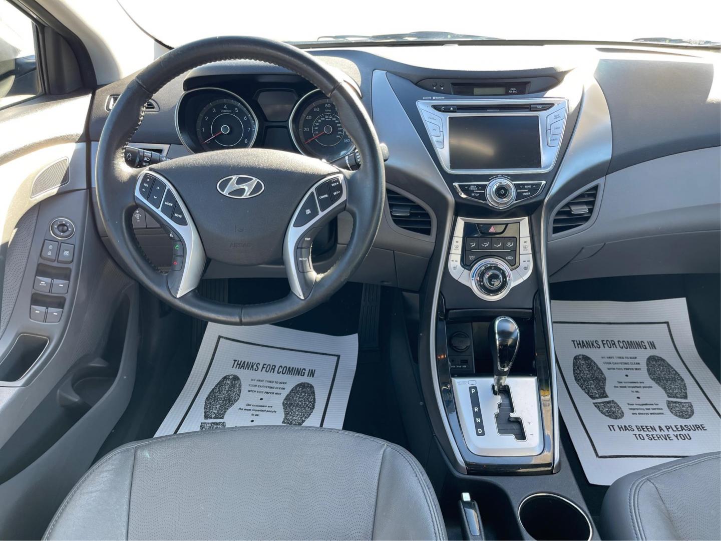 2012 Radiant Silver Metallic Hyundai Elantra Limited (5NPDH4AEXCH) with an 1.8L L4 DOHC 16V engine, 6-Speed Automatic transmission, located at 401 Woodman Dr, Riverside, OH, 45431, (937) 908-9800, 39.760899, -84.123421 - Photo#20