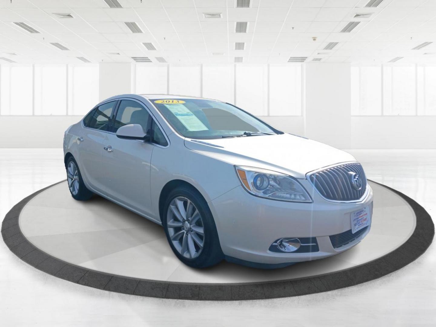 2013 Summit White Buick Verano Leather (1G4PS5SK2D4) with an 2.4L L4 DOHC 16V FFV engine, 6-Speed Automatic transmission, located at 4508 South Dixie Dr, Moraine, OH, 45439, (937) 908-9800, 39.689976, -84.218452 - Photo#0