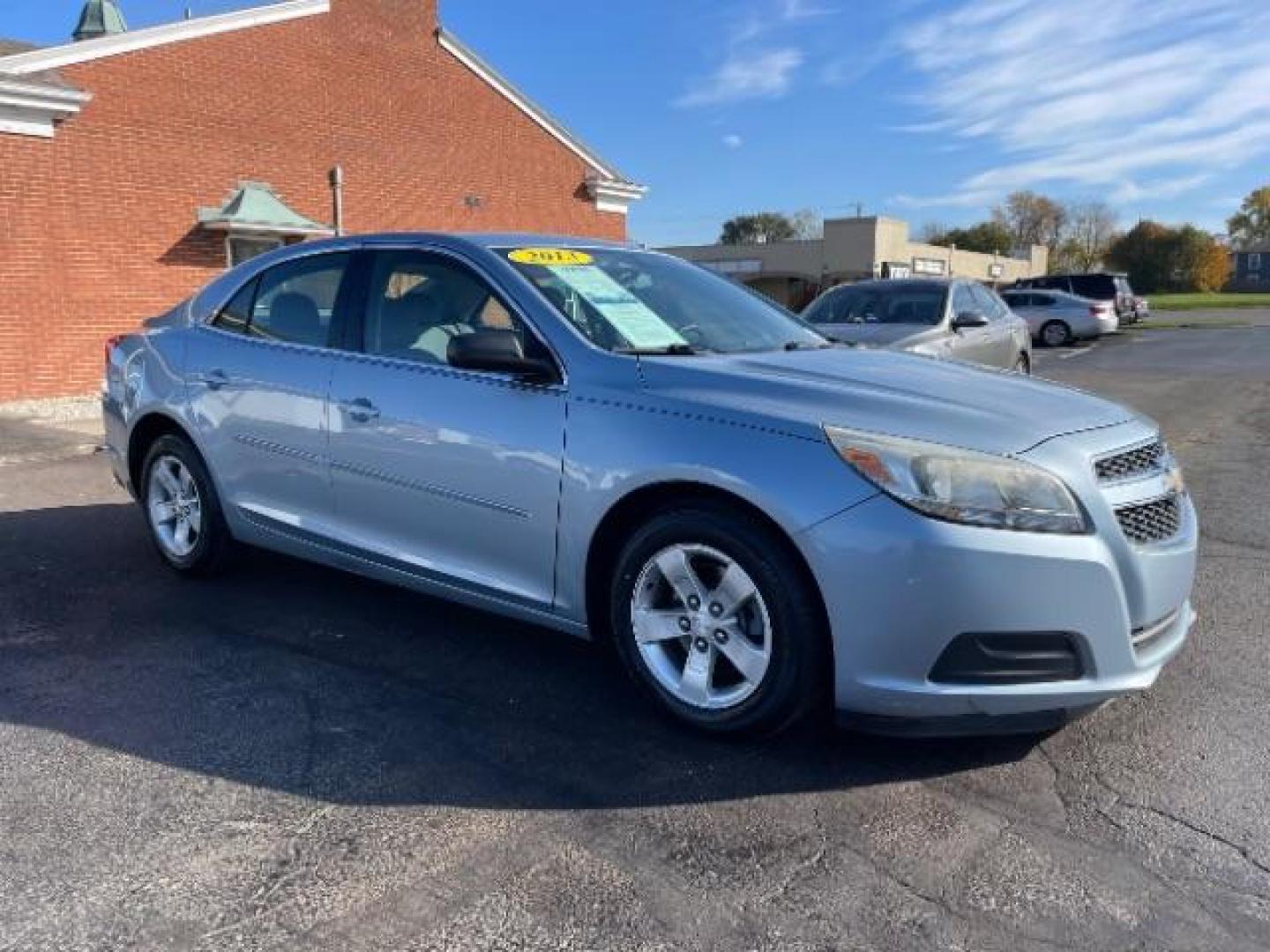 2013 Atlantis Blue Metallic Chevrolet Malibu LS (1G11B5SA6DU) with an 2.5L L4 DOHC 16V engine, 6-Speed Automatic transmission, located at 1951 S Dayton Lakeview Rd., New Carlisle, OH, 45344, (937) 908-9800, 39.890999, -84.050255 - Photo#0