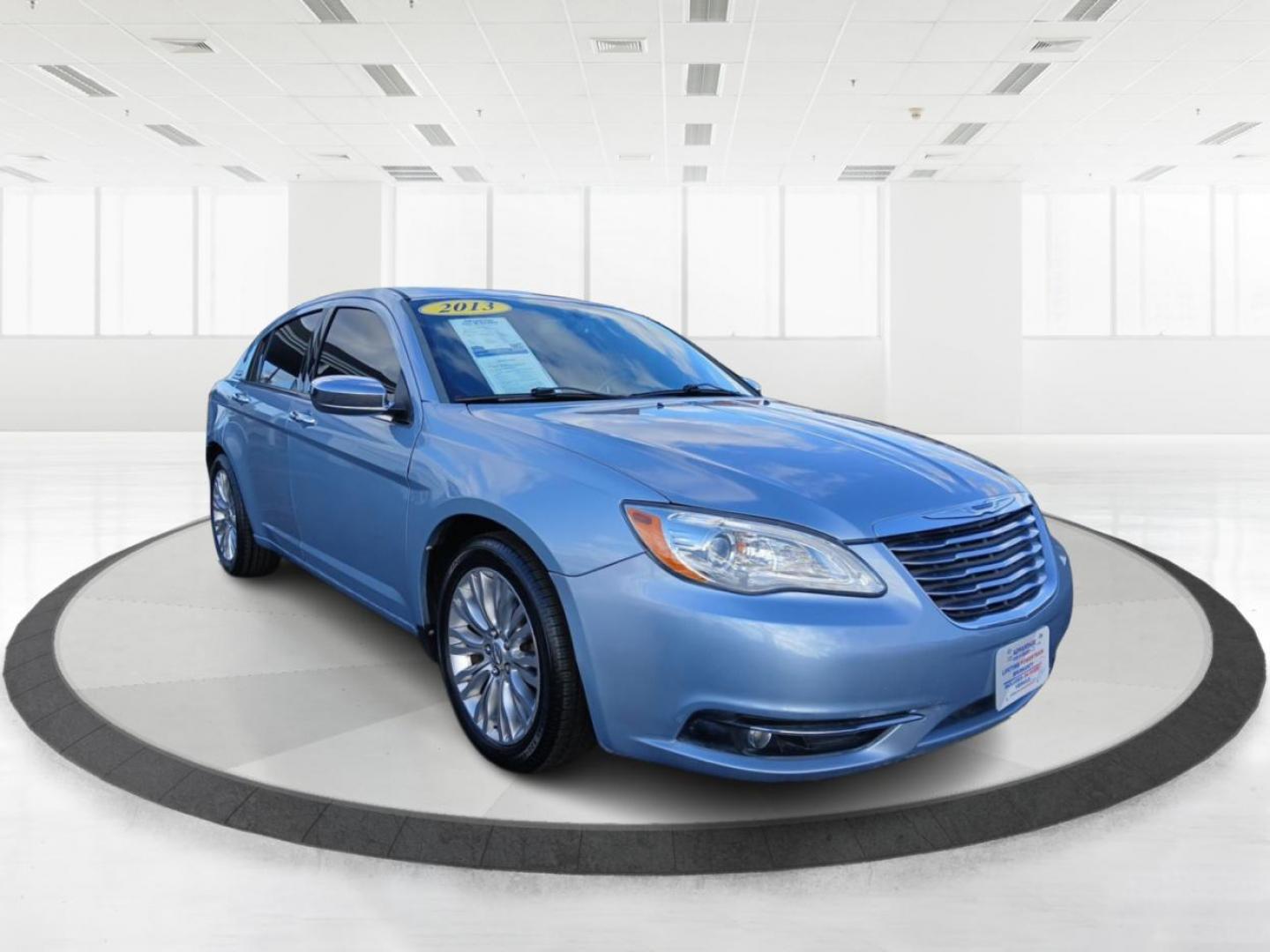 2013 Crystal Blue Pearl Chrysler 200 Limited (1C3CCBCG0DN) with an 3.6L V6 DOHC 24V FFV engine, 6-Speed Automatic transmission, located at 8750 N County Rd 25A, Piqua, OH, 45356, (937) 908-9800, 40.164391, -84.232513 - Photo#0