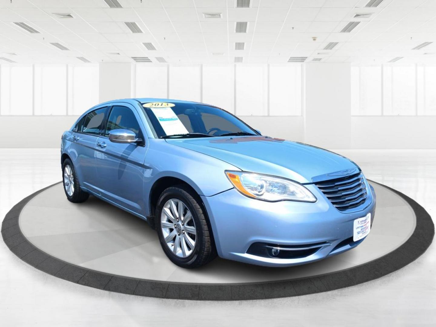 2013 Crystal Blue Pearl Chrysler 200 (1C3CCBCG1DN) with an 3.6L V6 DOHC 24V FFV engine, 6-Speed Automatic transmission, located at 401 Woodman Dr, Riverside, OH, 45431, (937) 908-9800, 39.760899, -84.123421 - Photo#0