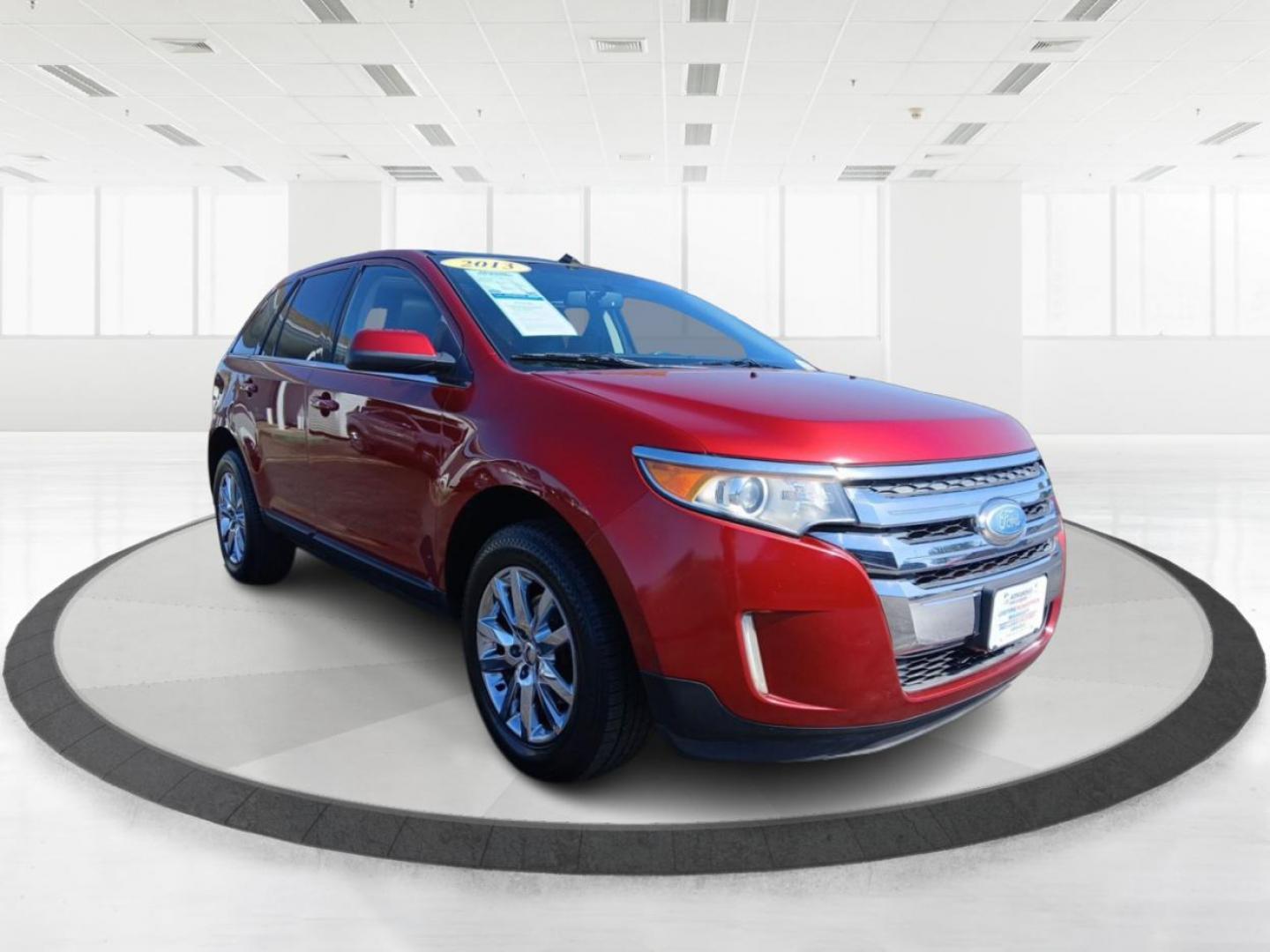 2013 Ruby Red Metallic Ford Edge Limited AWD (2FMDK4KC4DB) with an 3.5L V6 DOHC 24V engine, 6-Speed Automatic transmission, located at 8750 N County Rd 25A, Piqua, OH, 45356, (937) 908-9800, 40.164391, -84.232513 - Photo#0