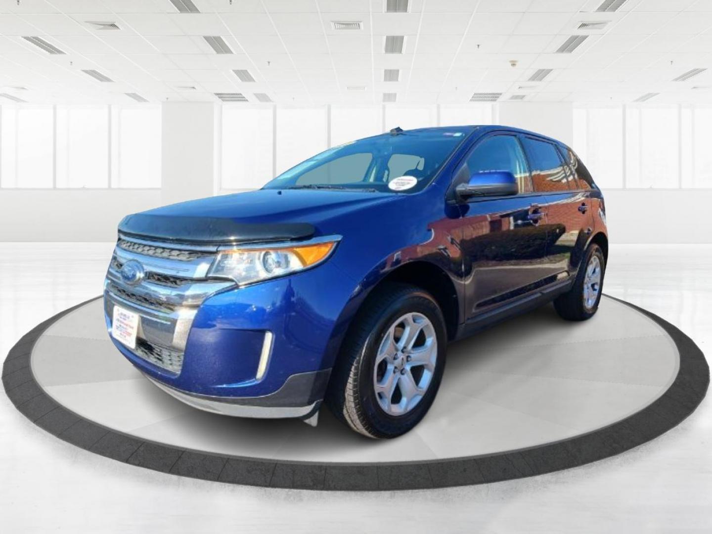 2013 Deep Impact Blue Metallic Ford Edge SEL AWD (2FMDK4JC4DB) with an 3.5L V6 DOHC 24V engine, 6-Speed Automatic transmission, located at 1230 East Main St, Xenia, OH, 45385, (937) 908-9800, 39.688026, -83.910172 - Photo#4