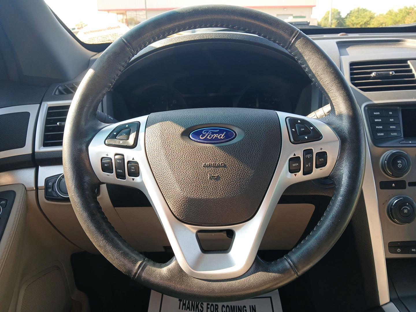 2013 Tuxedo Black Metallic Ford Explorer XLT FWD (1FM5K7D98DG) with an 2.0L L4 DOHC 16V TURBO engine, 6-Speed Automatic transmission, located at 1184 Kauffman Ave, Fairborn, OH, 45324, (937) 908-9800, 39.807072, -84.030914 - Photo#15