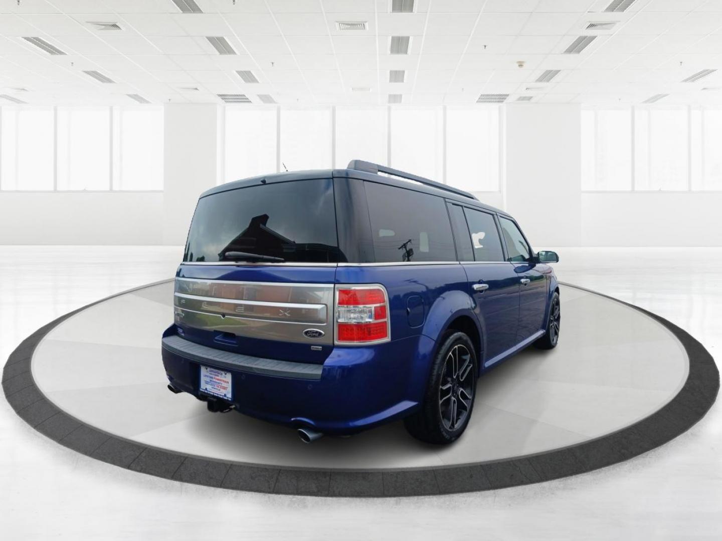 2013 Deep Impact Blue Metallic Ford Flex Limited AWD (2FMHK6D83DB) with an 3.5L V6 DOHC 24V engine, 6-Speed Automatic Overdrive transmission, located at 1951 S Dayton Lakeview Rd., New Carlisle, OH, 45344, (937) 908-9800, 39.890999, -84.050255 - Photo#2