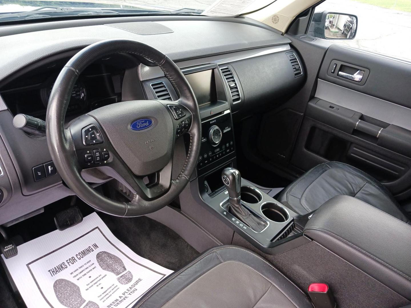 2013 Deep Impact Blue Metallic Ford Flex Limited AWD (2FMHK6D83DB) with an 3.5L V6 DOHC 24V engine, 6-Speed Automatic Overdrive transmission, located at 1951 S Dayton Lakeview Rd., New Carlisle, OH, 45344, (937) 908-9800, 39.890999, -84.050255 - Photo#8