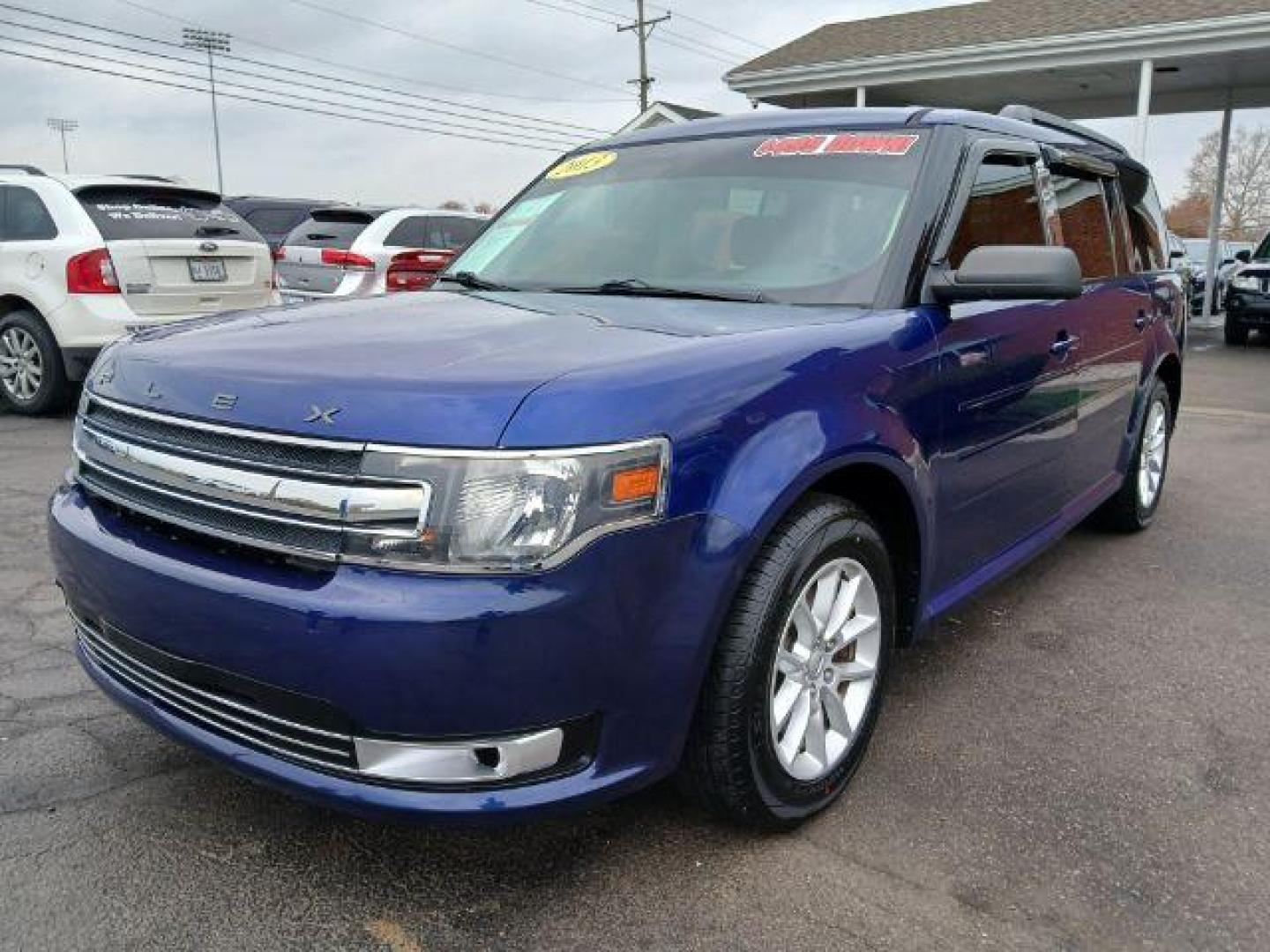 2013 Deep Impact Blue Metallic Ford Flex SE FWD (2FMGK5B8XDB) with an 3.5L V6 DOHC 24V engine, 6-Speed Automatic Overdrive transmission, located at 1951 S Dayton Lakeview Rd., New Carlisle, OH, 45344, (937) 908-9800, 39.890999, -84.050255 - 2013 Ford Flex SE FWD - Photo#14