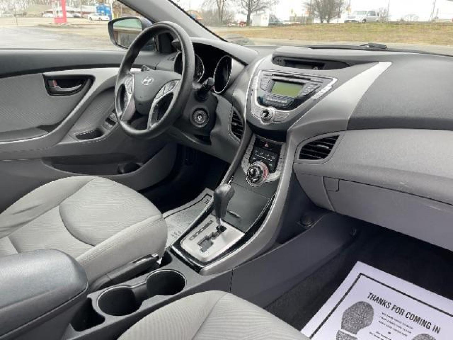 2013 Blue Sky Metallic Hyundai Elantra GLS A/T (KMHDH4AE7DU) with an 1.8L L4 DOHC 16V engine, 6-Speed Automatic transmission, located at 4508 South Dixie Dr, Moraine, OH, 45439, (937) 908-9800, 39.689976, -84.218452 - Photo#8