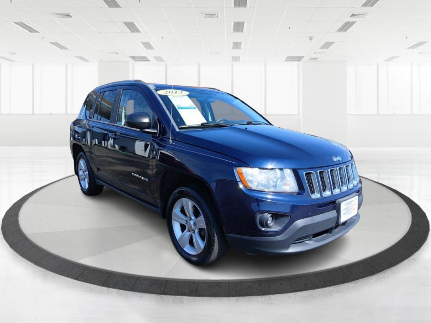 2013 True Blue Pearlcoat Jeep Compass Latitude FWD (1C4NJCEB0DD) with an 2.4L L4 DOHC 16V engine, Continuously Variable Transmission transmission, located at 401 Woodman Dr, Riverside, OH, 45431, (937) 908-9800, 39.760899, -84.123421 - Photo#0