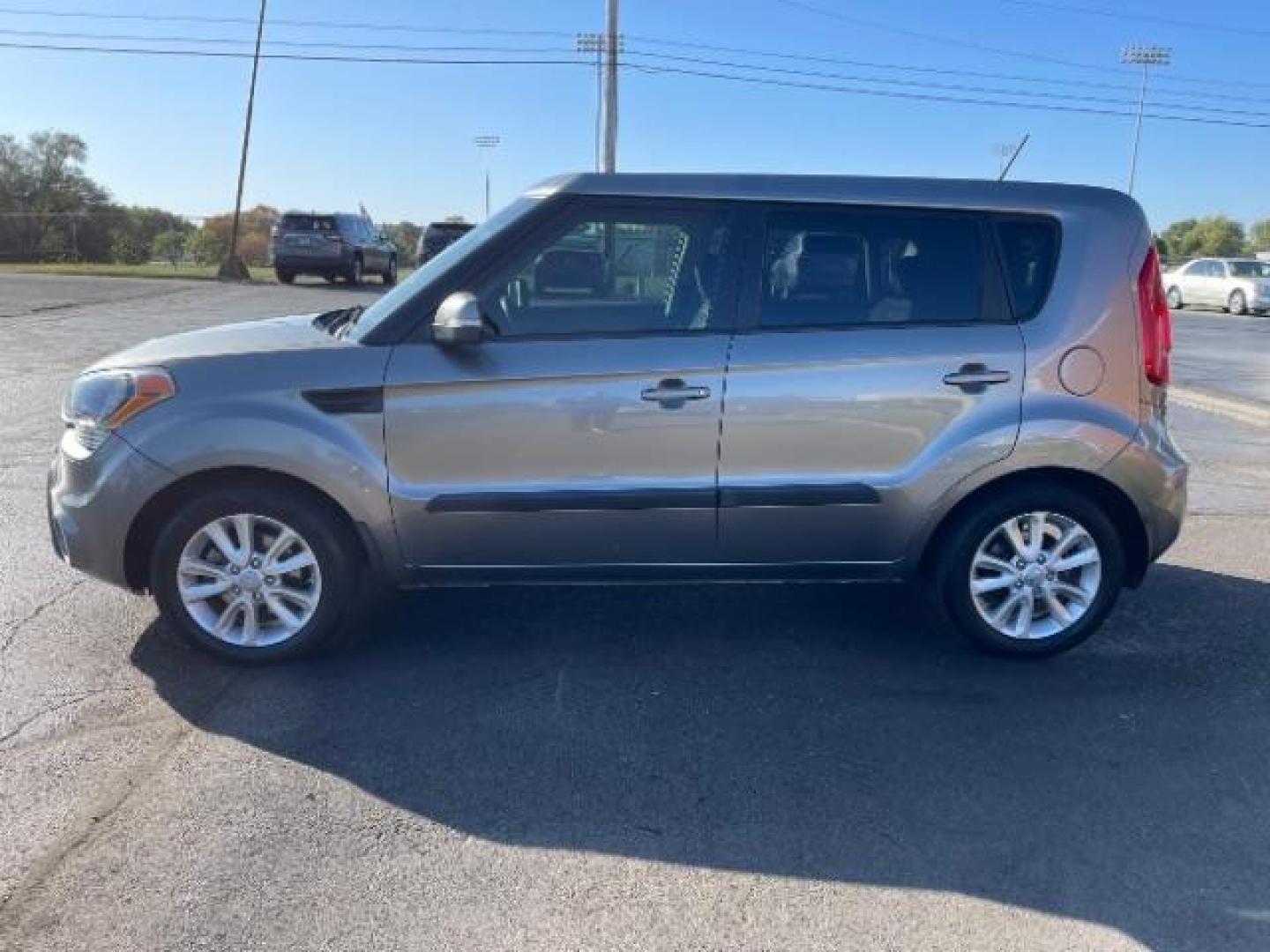 2013 Bright Silver Metallic Kia Soul + (KNDJT2A62D7) with an 2.0L L4 DOHC 16V engine, located at 4508 South Dixie Dr, Moraine, OH, 45439, (937) 908-9800, 39.689976, -84.218452 - Photo#2