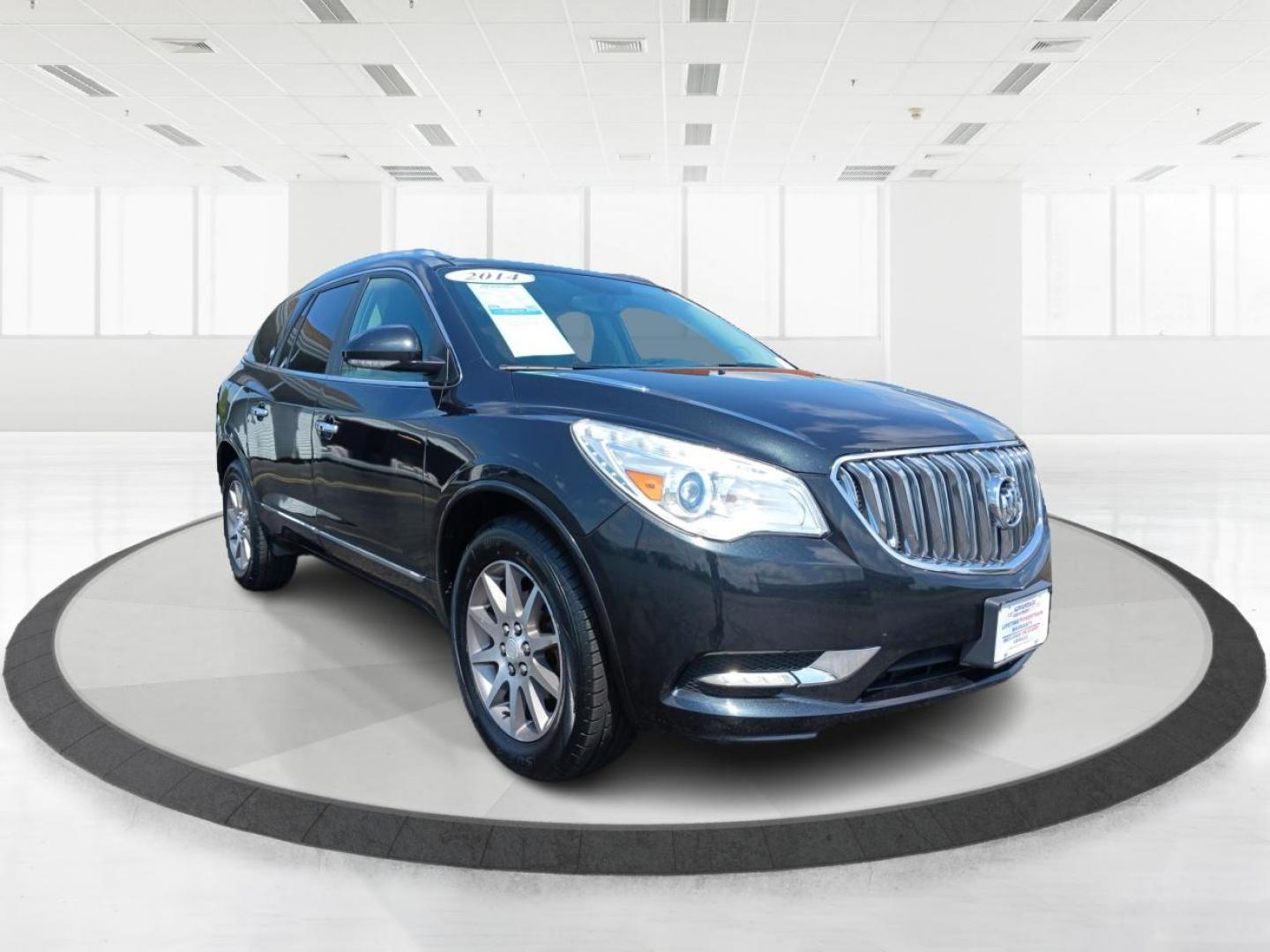 2014 Carbon Black Metallic Buick Enclave (5GAKRBKD0EJ) with an 3.6L V6 DOHC 24V engine, 6-Speed Automatic Overdrive transmission, located at 880 E. National Road, Vandalia, OH, 45377, (937) 908-9800, 39.891918, -84.183594 - Photo#0