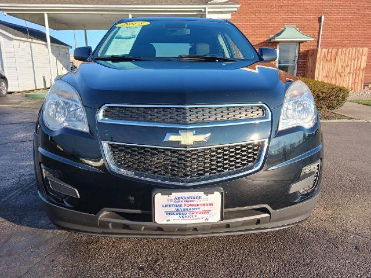 2014 Black Chevrolet Equinox 1LT 2WD (2GNALBEK1E6) with an 2.4L L4 DOHC 16V FFV engine, 6-Speed Automatic transmission, located at 4508 South Dixie Dr, Moraine, OH, 45439, (937) 908-9800, 39.689976, -84.218452 - Photo#1