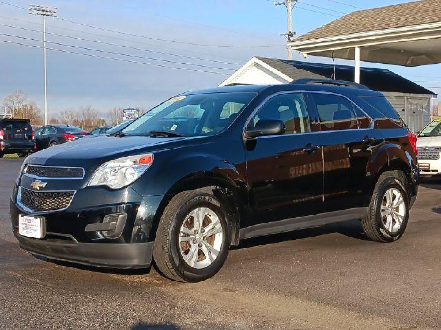 2014 Black Chevrolet Equinox 1LT 2WD (2GNALBEK1E6) with an 2.4L L4 DOHC 16V FFV engine, 6-Speed Automatic transmission, located at 4508 South Dixie Dr, Moraine, OH, 45439, (937) 908-9800, 39.689976, -84.218452 - Photo#2