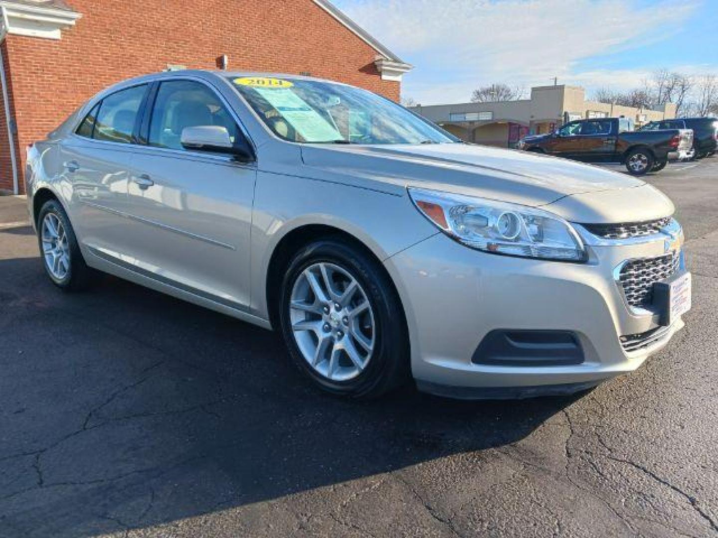 2014 Champagne Silver Metallic Chevrolet Malibu 1LT (1G11C5SL6EF) with an 2.5L L4 DOHC 16V engine, 6-Speed Automatic transmission, located at 4508 South Dixie Dr, Moraine, OH, 45439, (937) 908-9800, 39.689976, -84.218452 - Photo#0