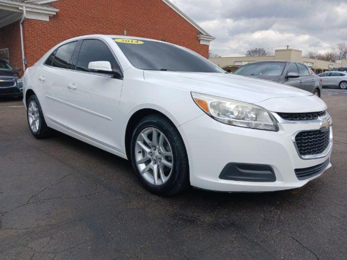 2014 Summit White Chevrolet Malibu 1LT (1G11C5SL3EF) with an 2.5L L4 DOHC 16V engine, 6-Speed Automatic transmission, located at 1230 East Main St, Xenia, OH, 45385, (937) 908-9800, 39.688026, -83.910172 - Photo#0