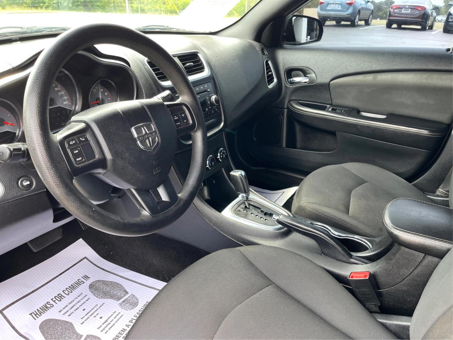 2014 Blue Streak Pearlcoat Dodge Avenger SE (1C3CDZAG1EN) with an 3.6L V6 DOHC 24V FFV engine, 6-Speed Automatic transmission, located at 1099 N County Rd 25A , Troy, OH, 45373, (937) 908-9800, 40.057079, -84.212883 - Photo#8