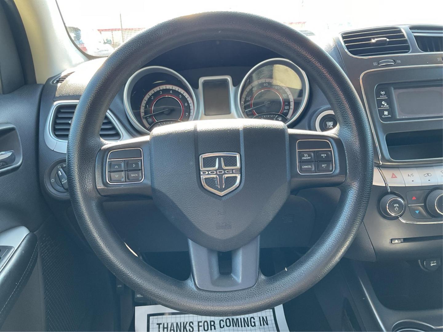 2014 Pearl White Tri-Coat Dodge Journey SXT (3C4PDCBG0ET) with an 3.6L V6 DOHC 24V engine, 6-Speed Automatic transmission, located at 8750 N County Rd 25A, Piqua, OH, 45356, (937) 908-9800, 40.164391, -84.232513 - 2014 Dodge Journey SXT - Photo#15