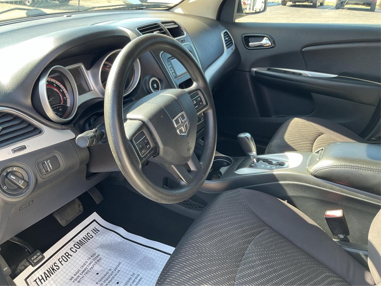 2014 Pearl White Tri-Coat Dodge Journey SXT (3C4PDCBG0ET) with an 3.6L V6 DOHC 24V engine, 6-Speed Automatic transmission, located at 8750 N County Rd 25A, Piqua, OH, 45356, (937) 908-9800, 40.164391, -84.232513 - 2014 Dodge Journey SXT - Photo#8