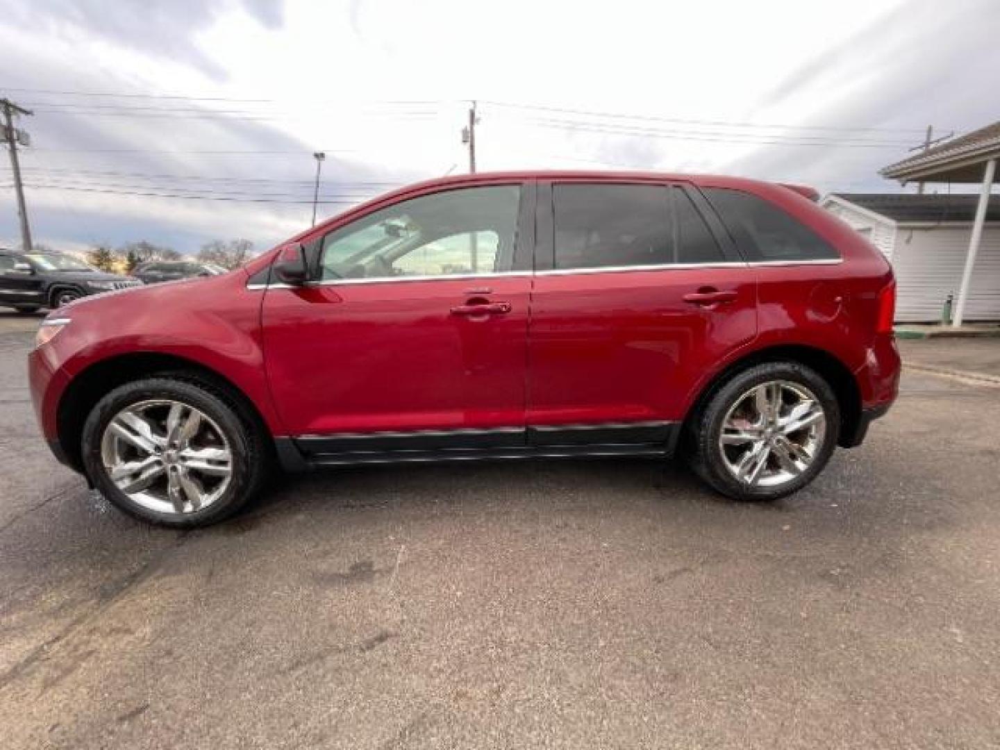 2014 Ruby Red Met Tinted CC Ford Edge Limited FWD (2FMDK3K94EB) with an 2.0L L4 DOHC 16V engine, 6-Speed Automatic transmission, located at 1184 Kauffman Ave, Fairborn, OH, 45324, (937) 908-9800, 39.807072, -84.030914 - Photo#2