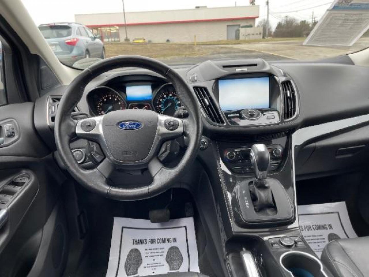 2014 White Platinum Tricoat Ford Escape Titanium 4WD (1FMCU9J95EU) with an 2.0L L4 DOHC 16V engine, 6-Speed Automatic transmission, located at 1184 Kauffman Ave, Fairborn, OH, 45324, (937) 908-9800, 39.807072, -84.030914 - Photo#8