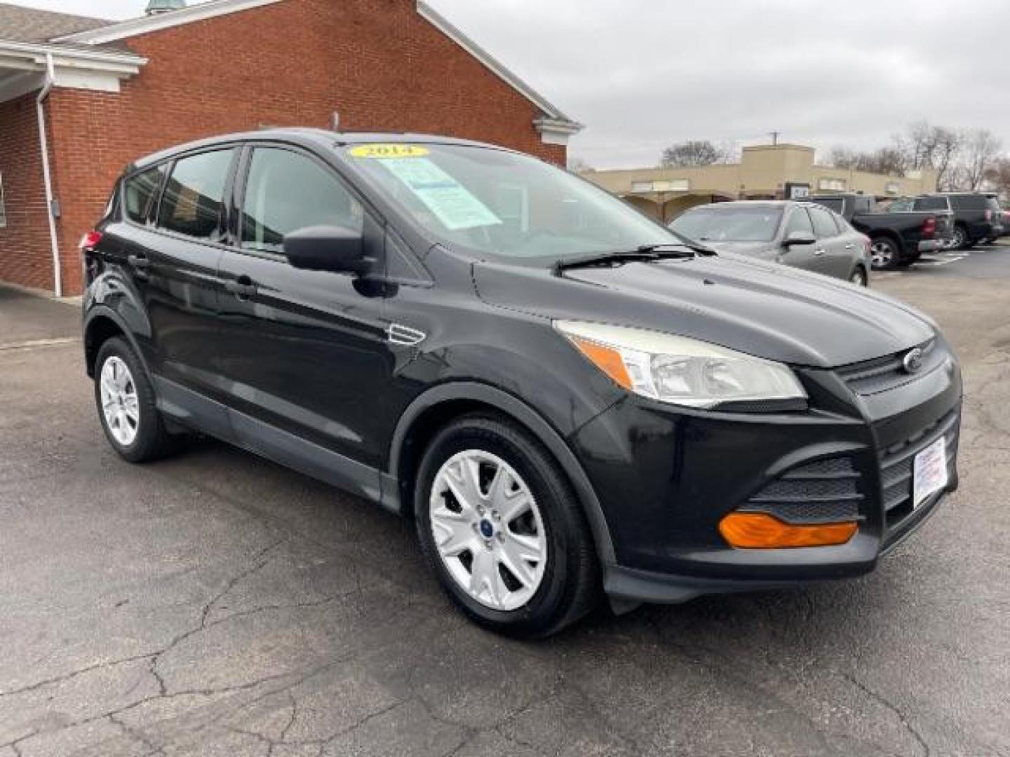 2014 Tuxedo Black Ford Escape S FWD (1FMCU0F78EU) with an 2.5L L4 DOHC 16V engine, 6-Speed Automatic transmission, located at 1951 S Dayton Lakeview Rd., New Carlisle, OH, 45344, (937) 908-9800, 39.890999, -84.050255 - Photo#0