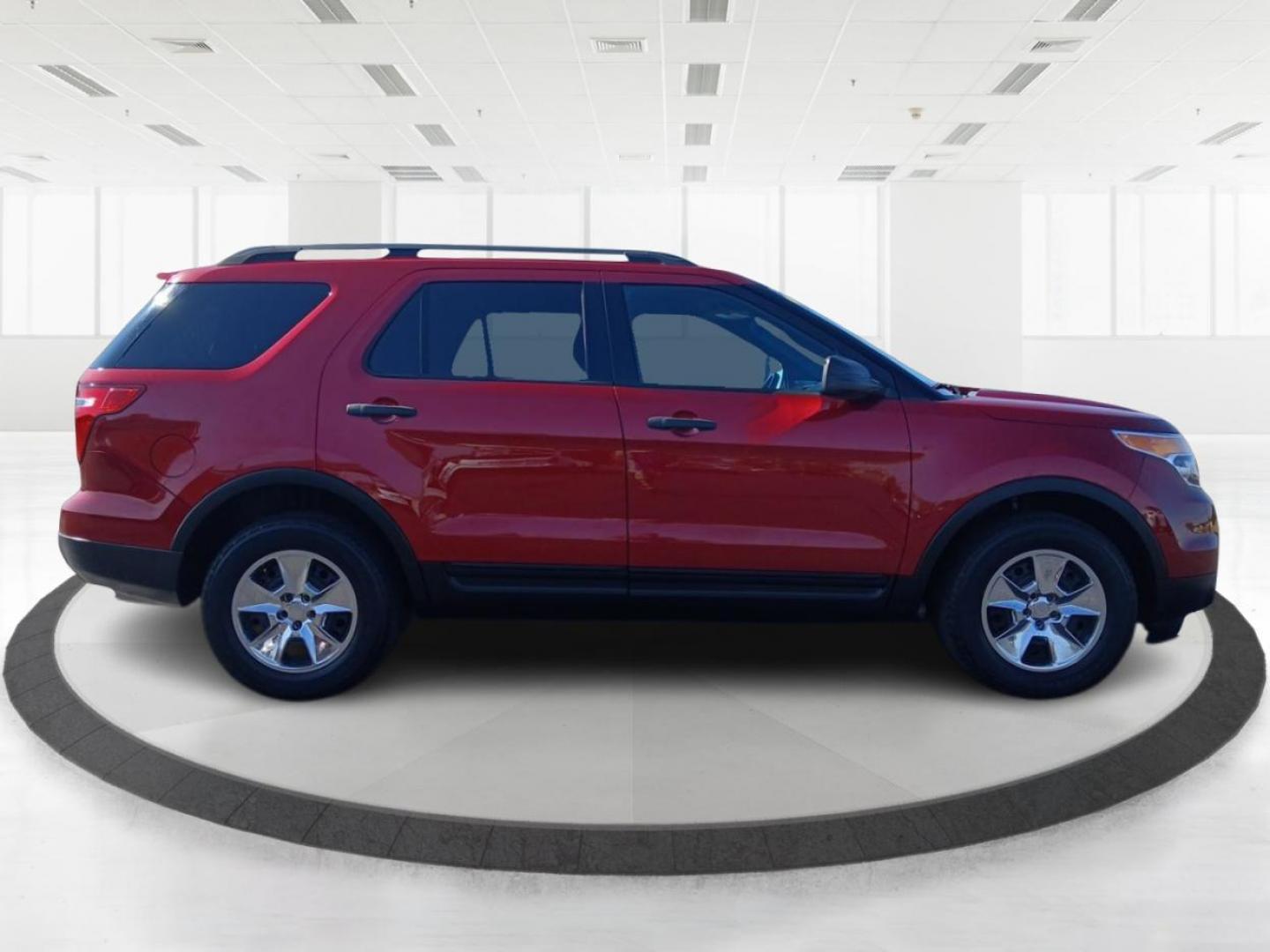 2014 Ruby Red Met Tinted CC Ford Explorer Base 4WD (1FM5K8B80EG) with an 3.5L V6 DOHC 24V engine, 6-Speed Automatic transmission, located at 1099 N County Rd 25A , Troy, OH, 45373, (937) 908-9800, 40.057079, -84.212883 - Photo#1