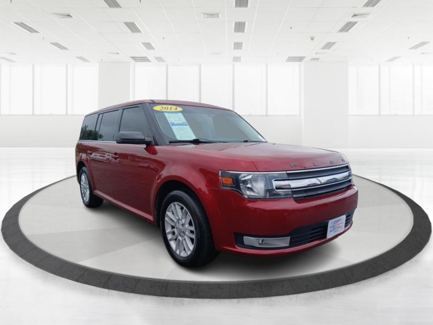 2014 Ruby Red Met Tinted CC Ford Flex SEL FWD (2FMGK5C8XEB) with an 3.5L V6 DOHC 24V engine, 6-Speed Automatic Overdrive transmission, located at 4508 South Dixie Dr, Moraine, OH, 45439, (937) 908-9800, 39.689976, -84.218452 - Photo#0