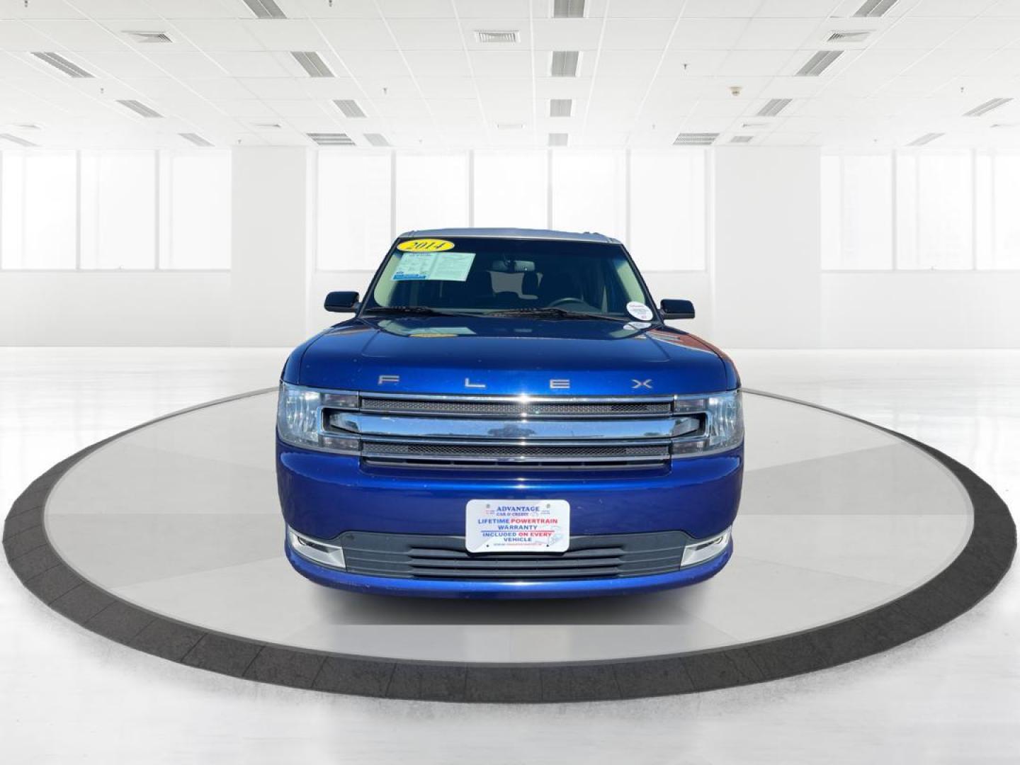 2014 Deep Impact Blue Metallic Ford Flex SEL AWD (2FMHK6C89EB) with an 3.5L V6 DOHC 24V engine, 6-Speed Automatic Overdrive transmission, located at 1099 N County Rd 25A , Troy, OH, 45373, (937) 908-9800, 40.057079, -84.212883 - Photo#6