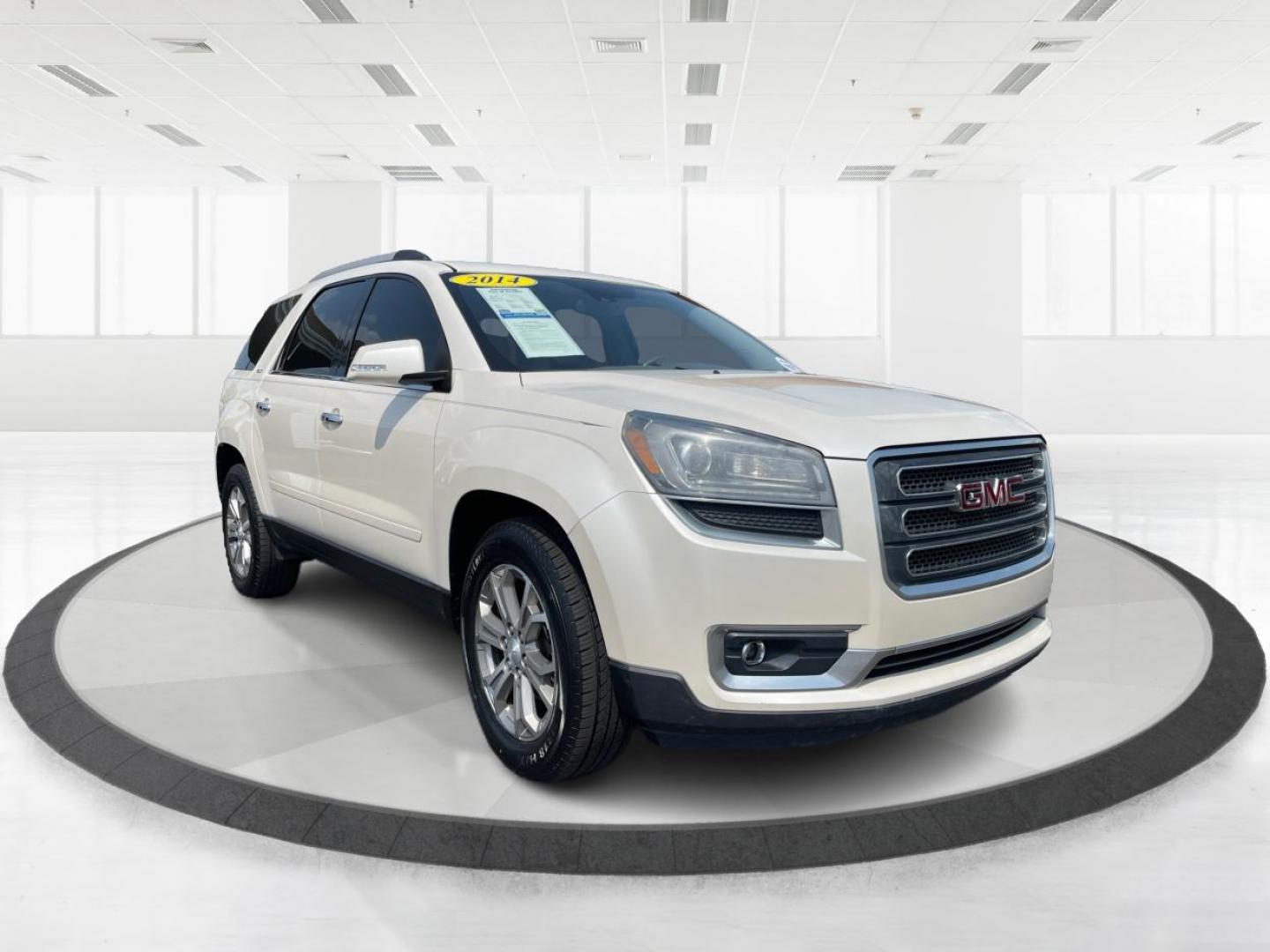 2014 Summit White GMC Acadia (1GKKRSKD3EJ) with an 3.6L V6 DOHC 24V engine, 6-Speed Automatic transmission, located at 1184 Kauffman Ave, Fairborn, OH, 45324, (937) 908-9800, 39.807072, -84.030914 - Photo#0