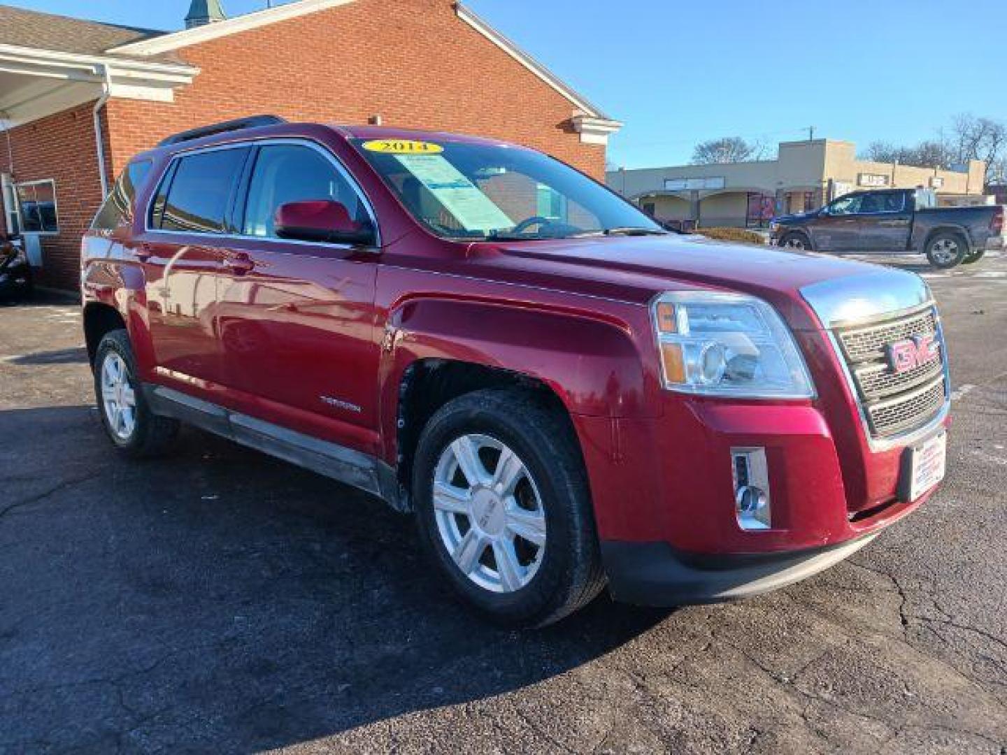 2014 Crystal Red Tintcoat GMC Terrain SLE2 FWD (2GKALREK7E6) with an 2.4L L4 DOHC 16V FFV engine, 6-Speed Automatic transmission, located at 1951 S Dayton Lakeview Rd., New Carlisle, OH, 45344, (937) 908-9800, 39.890999, -84.050255 - Photo#0