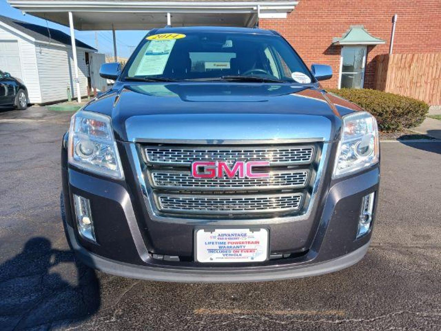 2014 Ashen Gray Metallic GMC Terrain SLT2 FWD (2GKALTEK6E6) with an 2.4L L4 DOHC 16V FFV engine, 6-Speed Automatic transmission, located at 1099 N County Rd 25A , Troy, OH, 45373, (937) 908-9800, 40.057079, -84.212883 - Photo#1