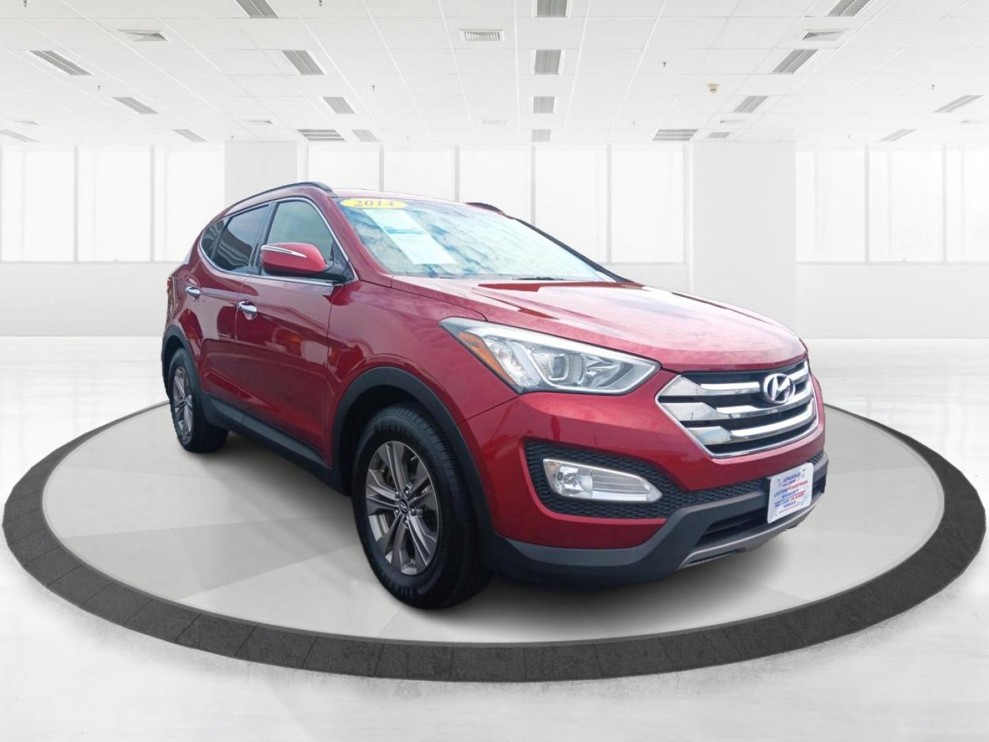 2014 Serrano Red Hyundai Santa Fe Sport 2.4 FWD (5XYZU3LB6EG) with an 2.4L L4 DOHC 16V engine, 6-Speed Automatic transmission, located at 1951 S Dayton Lakeview Rd., New Carlisle, OH, 45344, (937) 908-9800, 39.890999, -84.050255 - Photo#0