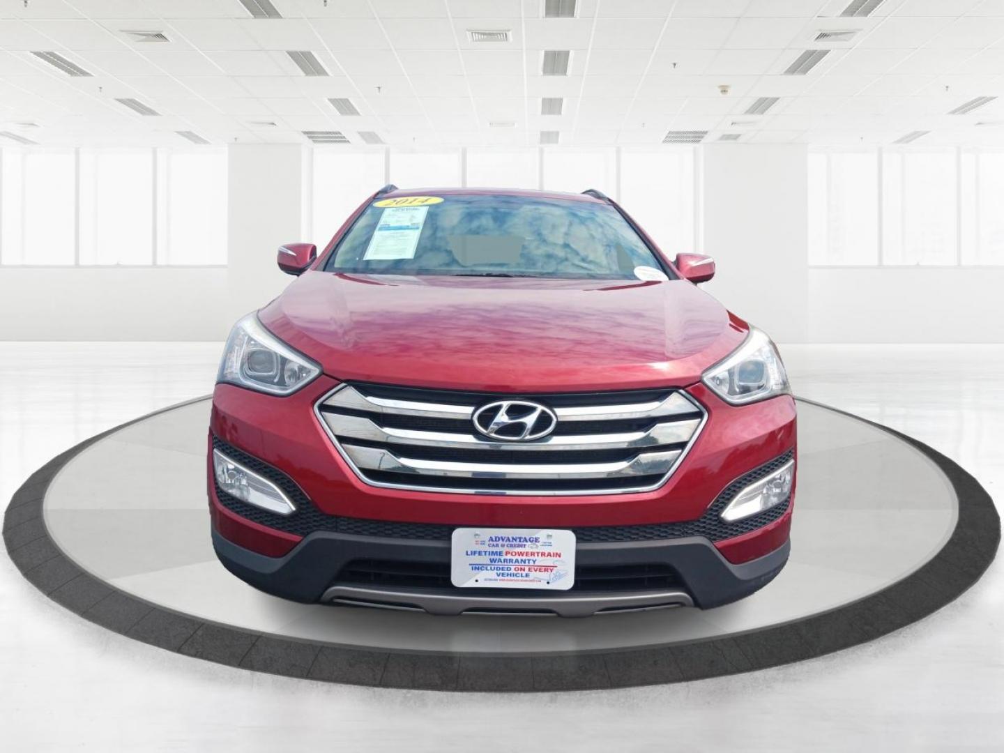 2014 Serrano Red Hyundai Santa Fe (5XYZU3LB6EG) with an 2.4L L4 DOHC 16V engine, 6-Speed Automatic transmission, located at 1951 S Dayton Lakeview Rd., New Carlisle, OH, 45344, (937) 908-9800, 39.890999, -84.050255 - Photo#6