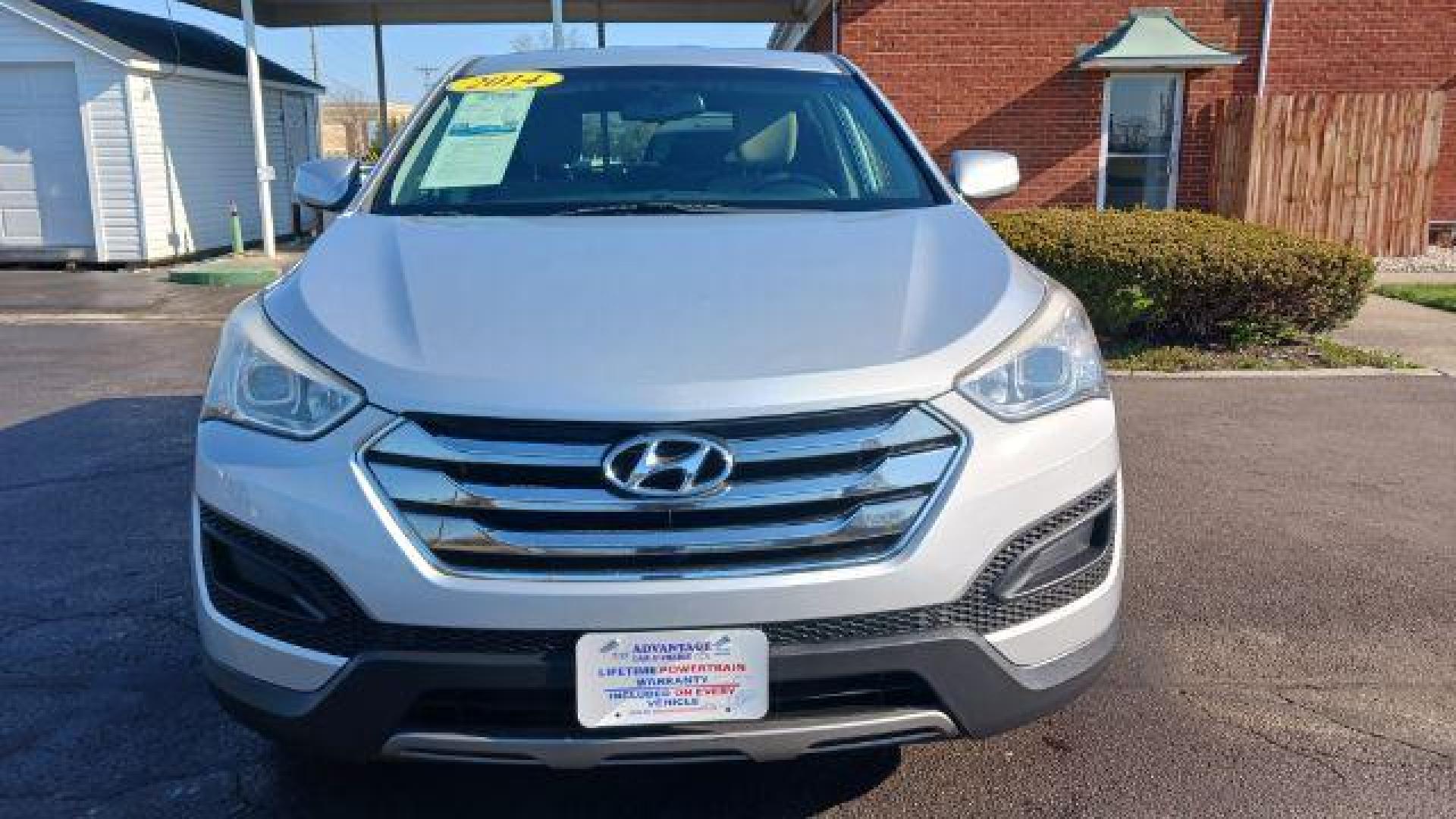 2014 Moonstone Silver Hyundai Santa Fe Sport 2.4 FWD (5XYZT3LB5EG) with an 2.4L L4 DOHC 16V engine, 6-Speed Automatic transmission, located at 8750 N County Rd 25A, Piqua, OH, 45356, (937) 908-9800, 40.164391, -84.232513 - Photo#2