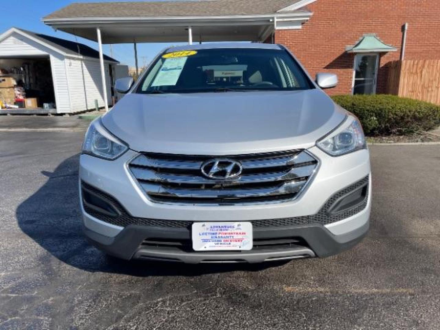 2014 Moonstone Silver Hyundai Santa Fe Sport 2.4 AWD (5XYZTDLB2EG) with an 2.4L L4 DOHC 16V engine, 6-Speed Automatic transmission, located at 1099 N County Rd 25A , Troy, OH, 45373, (937) 908-9800, 40.057079, -84.212883 - Photo#4