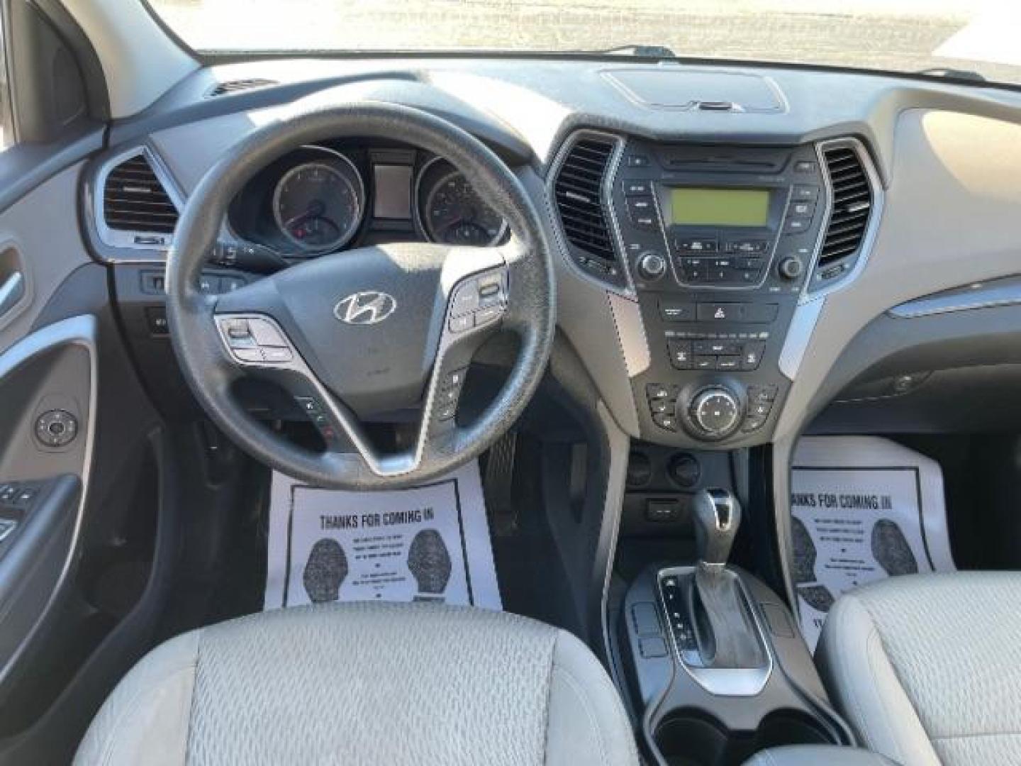 2014 Moonstone Silver Hyundai Santa Fe Sport 2.4 AWD (5XYZTDLB2EG) with an 2.4L L4 DOHC 16V engine, 6-Speed Automatic transmission, located at 1099 N County Rd 25A , Troy, OH, 45373, (937) 908-9800, 40.057079, -84.212883 - Photo#12