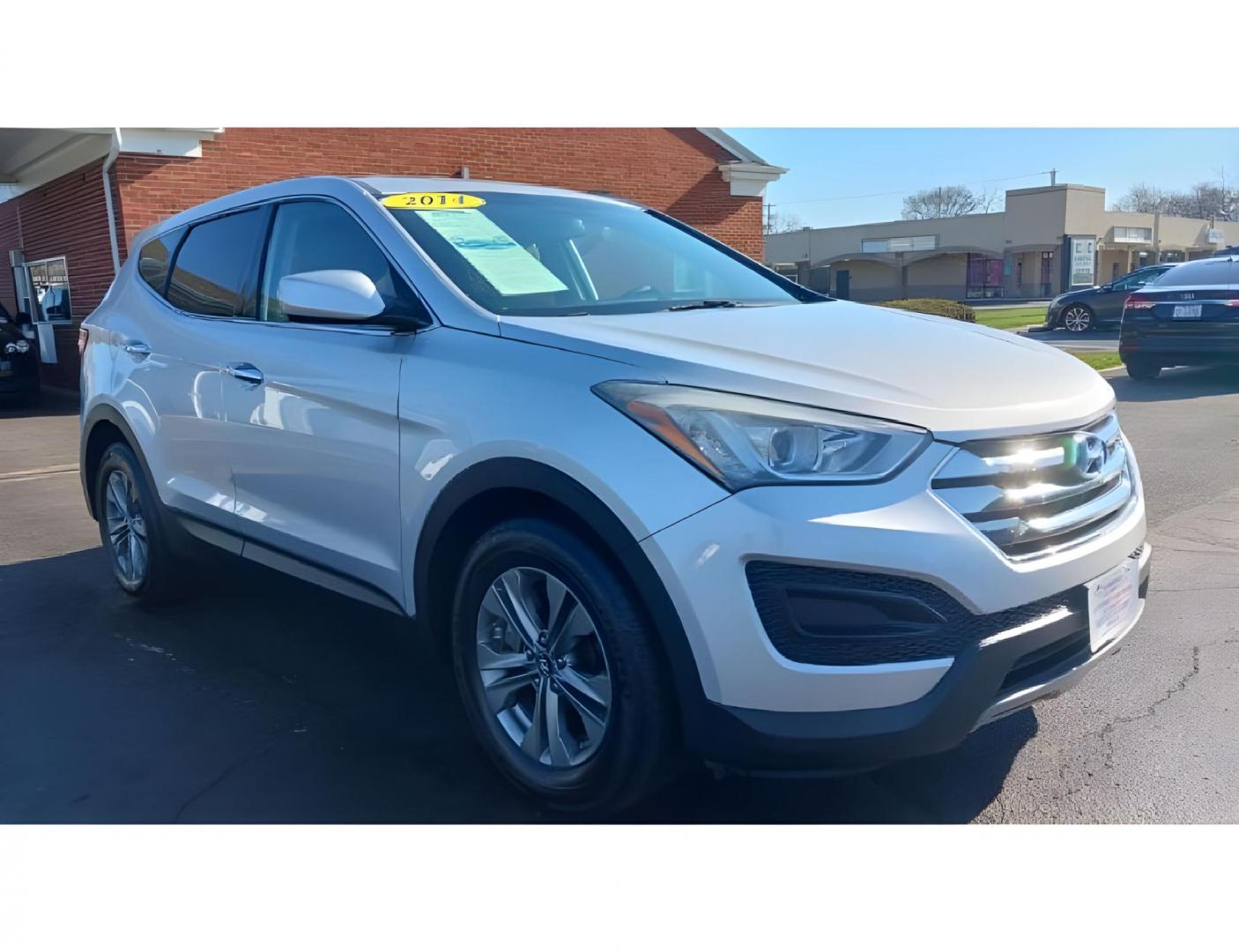 2014 Moonstone Silver Hyundai Santa Fe Sport 2.4 FWD (5XYZT3LB5EG) with an 2.4L L4 DOHC 16V engine, 6-Speed Automatic transmission, located at 8750 N County Rd 25A, Piqua, OH, 45356, (937) 908-9800, 40.164391, -84.232513 - Photo#11