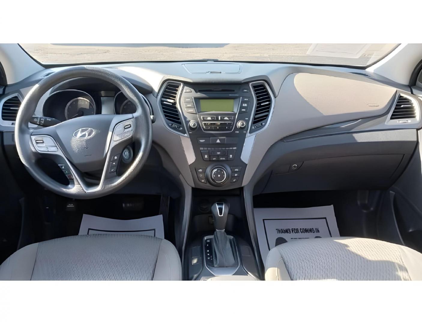 2014 Moonstone Silver Hyundai Santa Fe Sport 2.4 FWD (5XYZT3LB5EG) with an 2.4L L4 DOHC 16V engine, 6-Speed Automatic transmission, located at 8750 N County Rd 25A, Piqua, OH, 45356, (937) 908-9800, 40.164391, -84.232513 - Photo#15